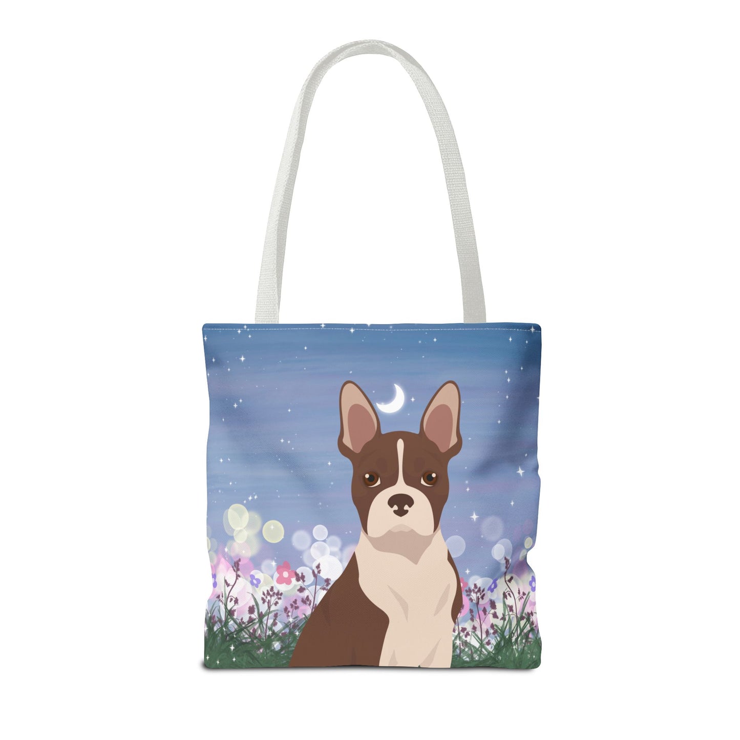 Boston Terrier Dog Tote Bag 16x16