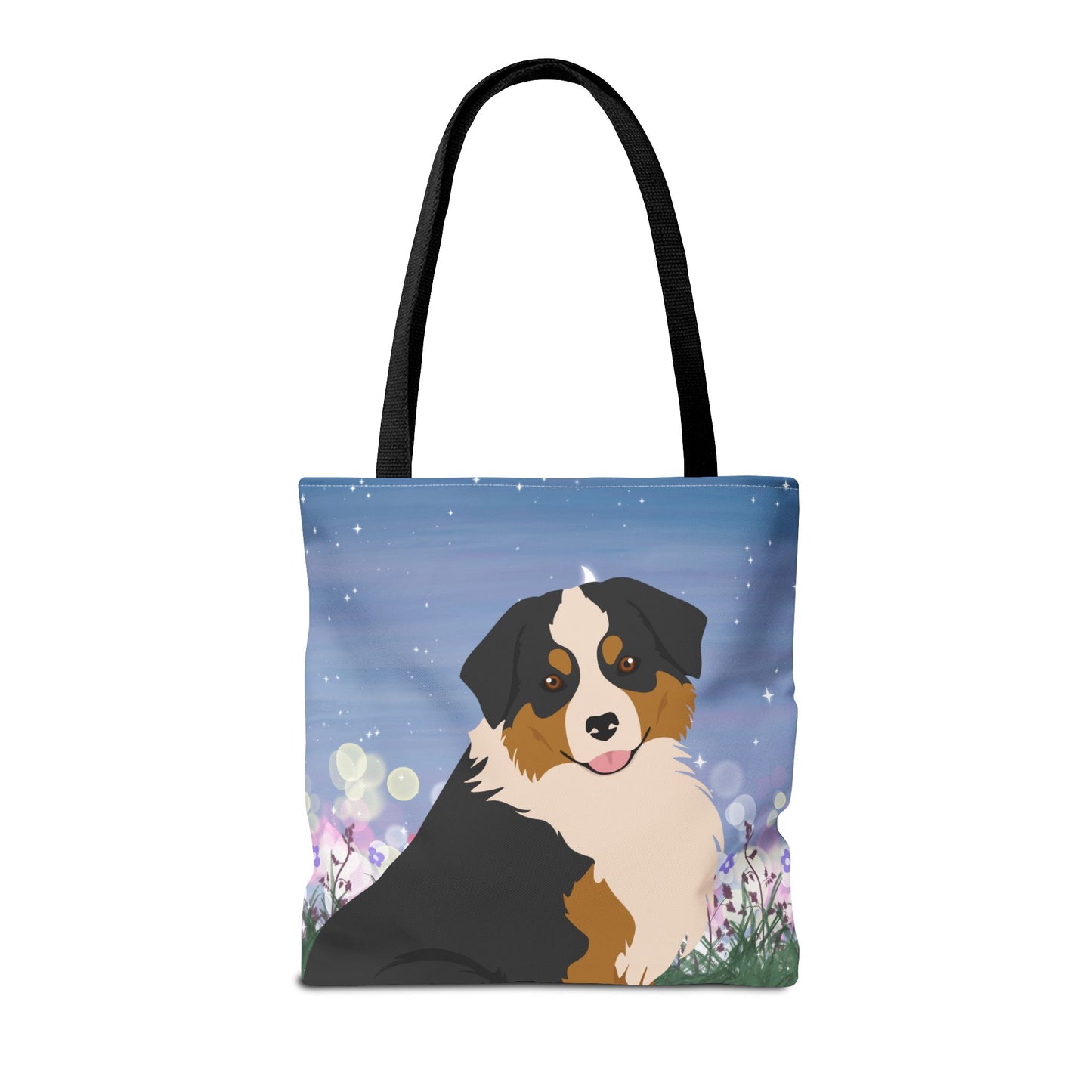 Miniature American Shepherd Dog Tote Bag 16x16