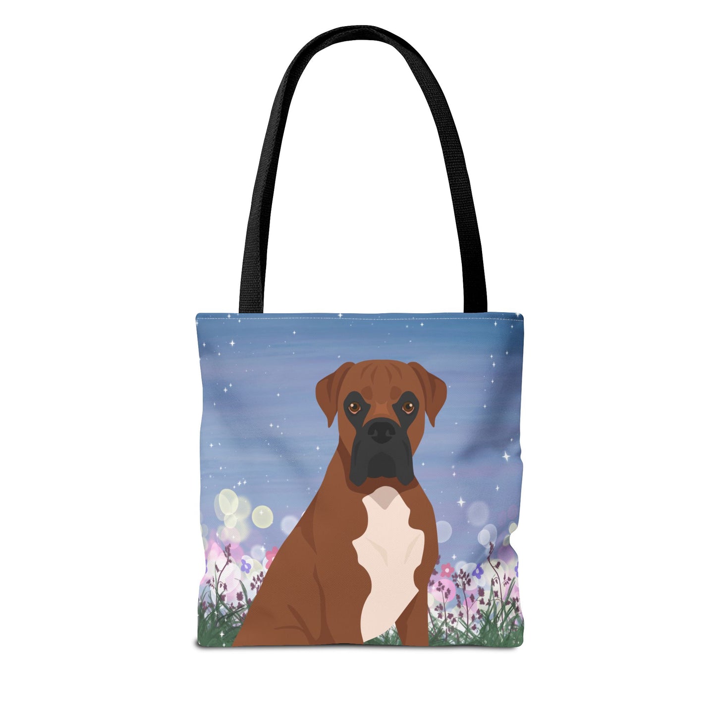Boxer Dog Tote Bag 13x13