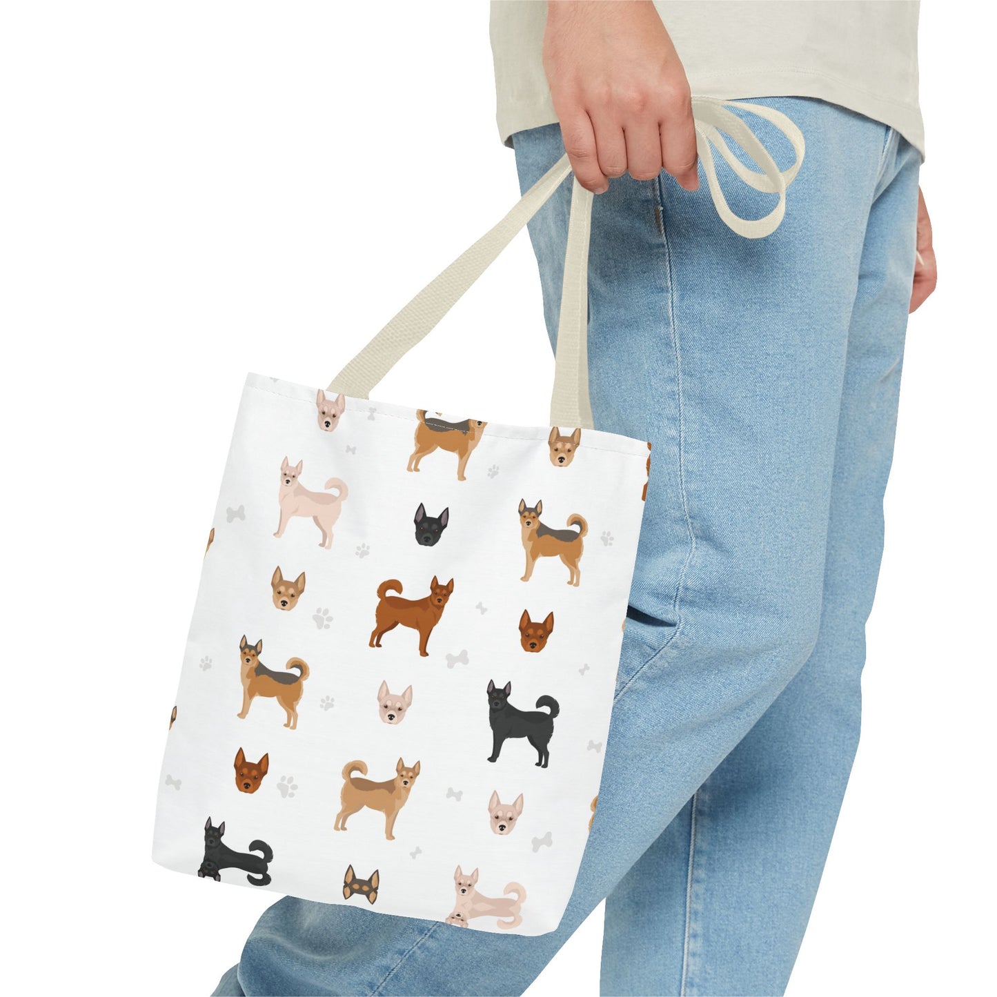 Norwegian Lundehund Dog Tote Bag