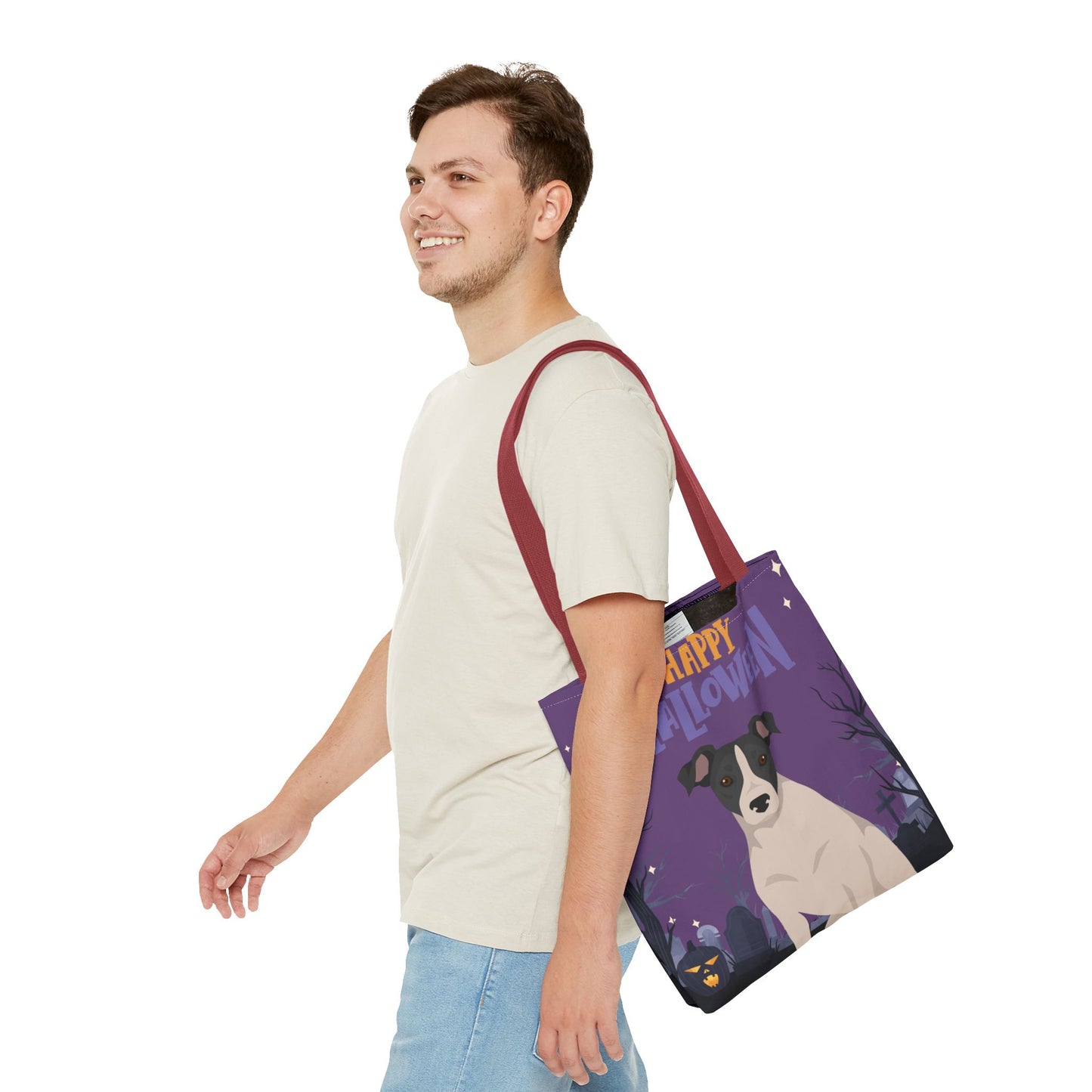 Parson Russell Terrier Dog Happy Halloween Tote Bag 16x16