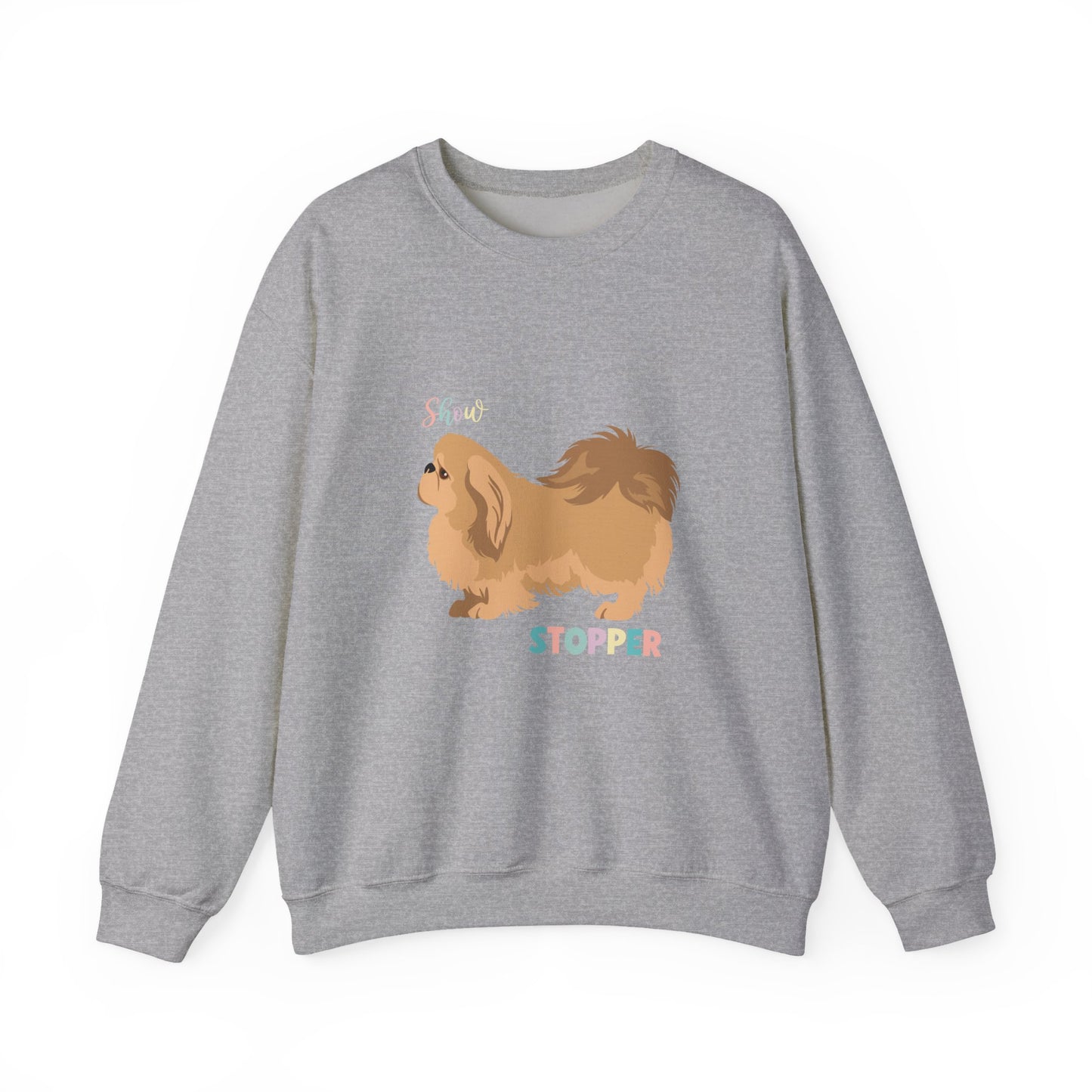 Pekingese Dog Unisex Heavy Blend Crewneck Sweatshirt