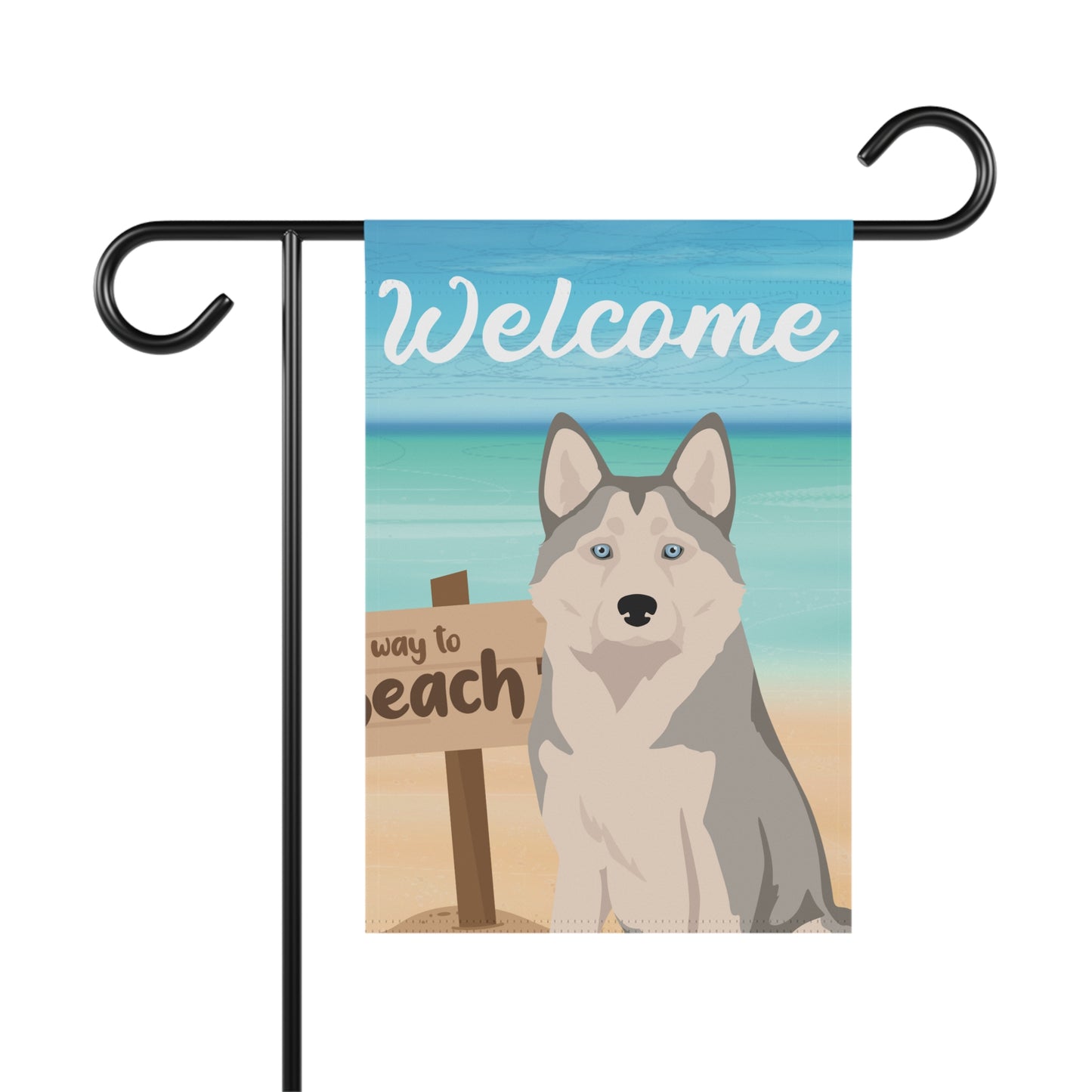 Alaskan Husky Dog Garden Flag