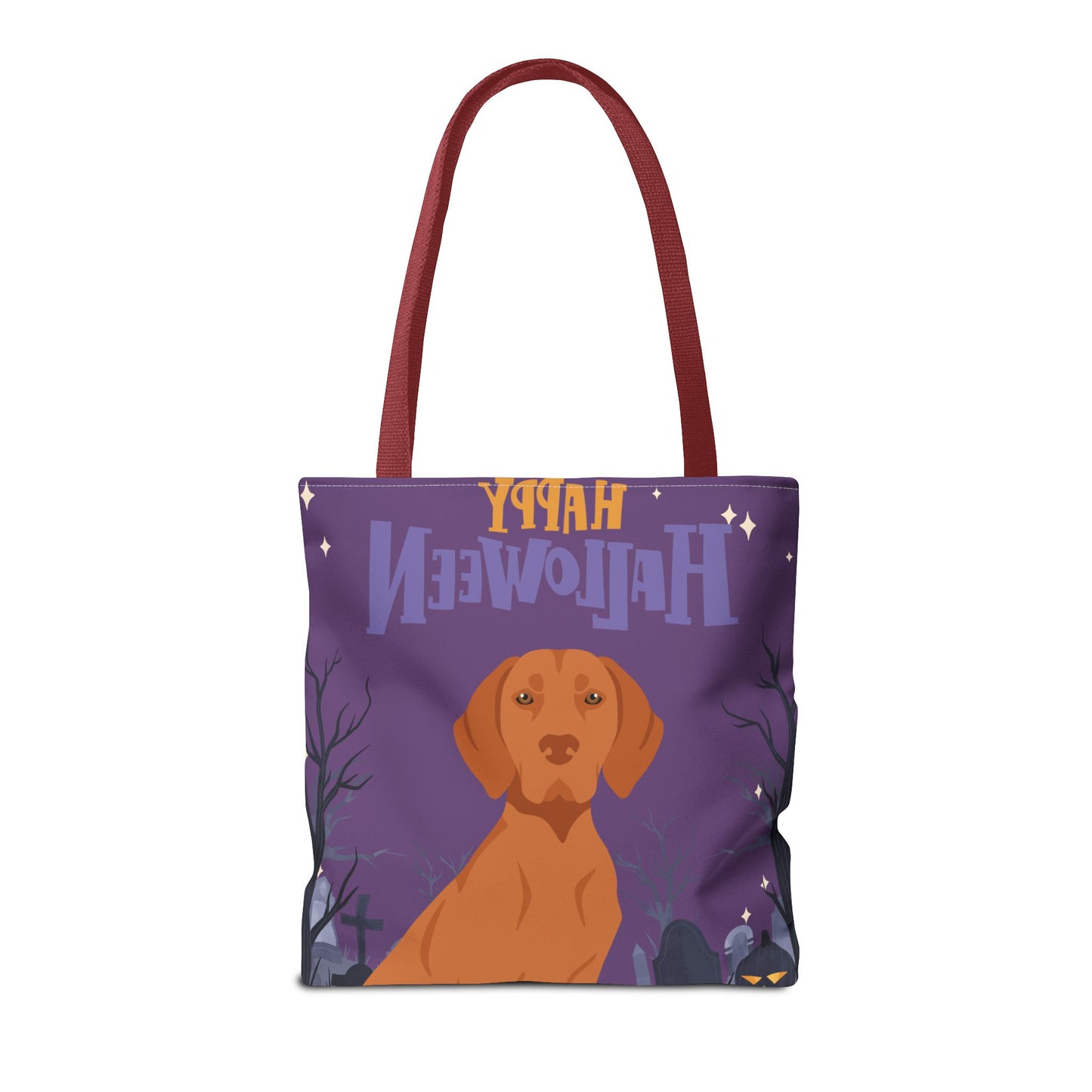 Vizsla Dog Happy Halloween Tote Bag 16x16