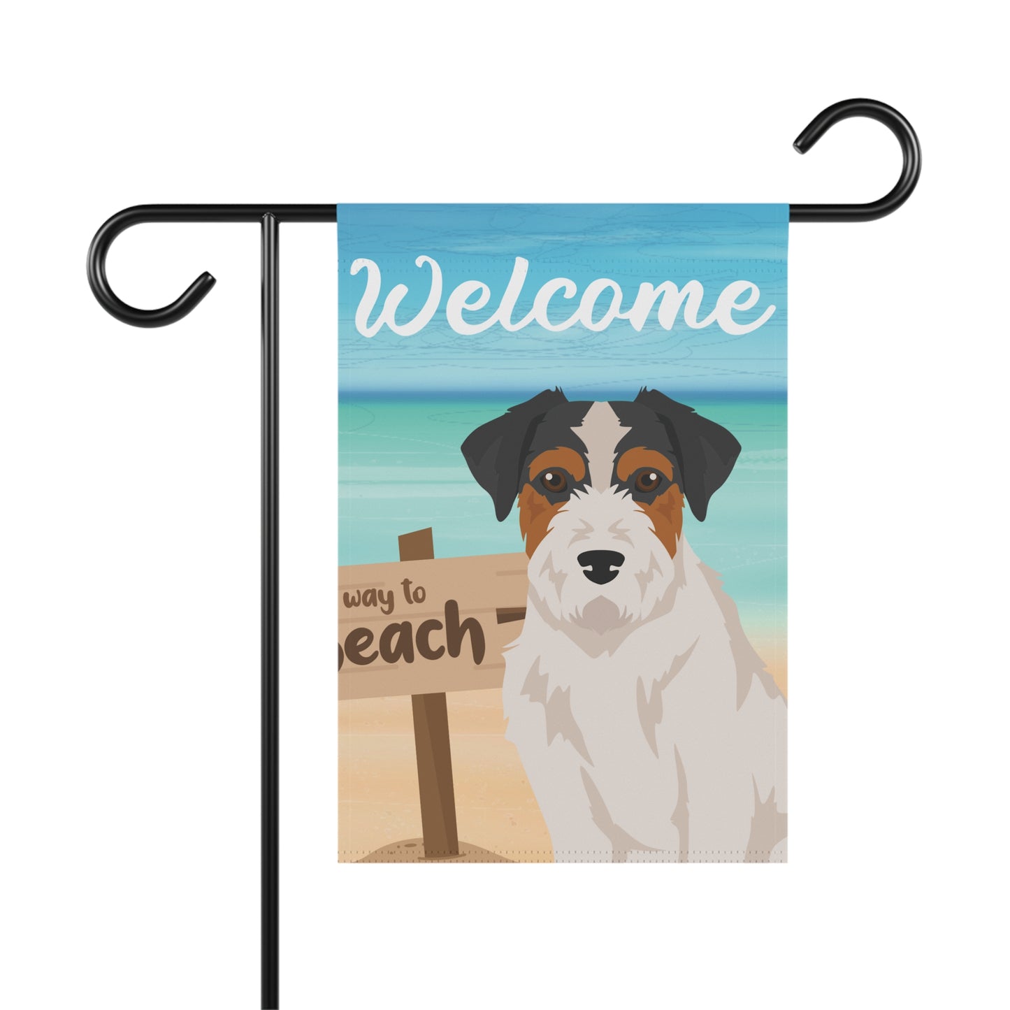 Jack Russell Terrier Dog Garden Flag