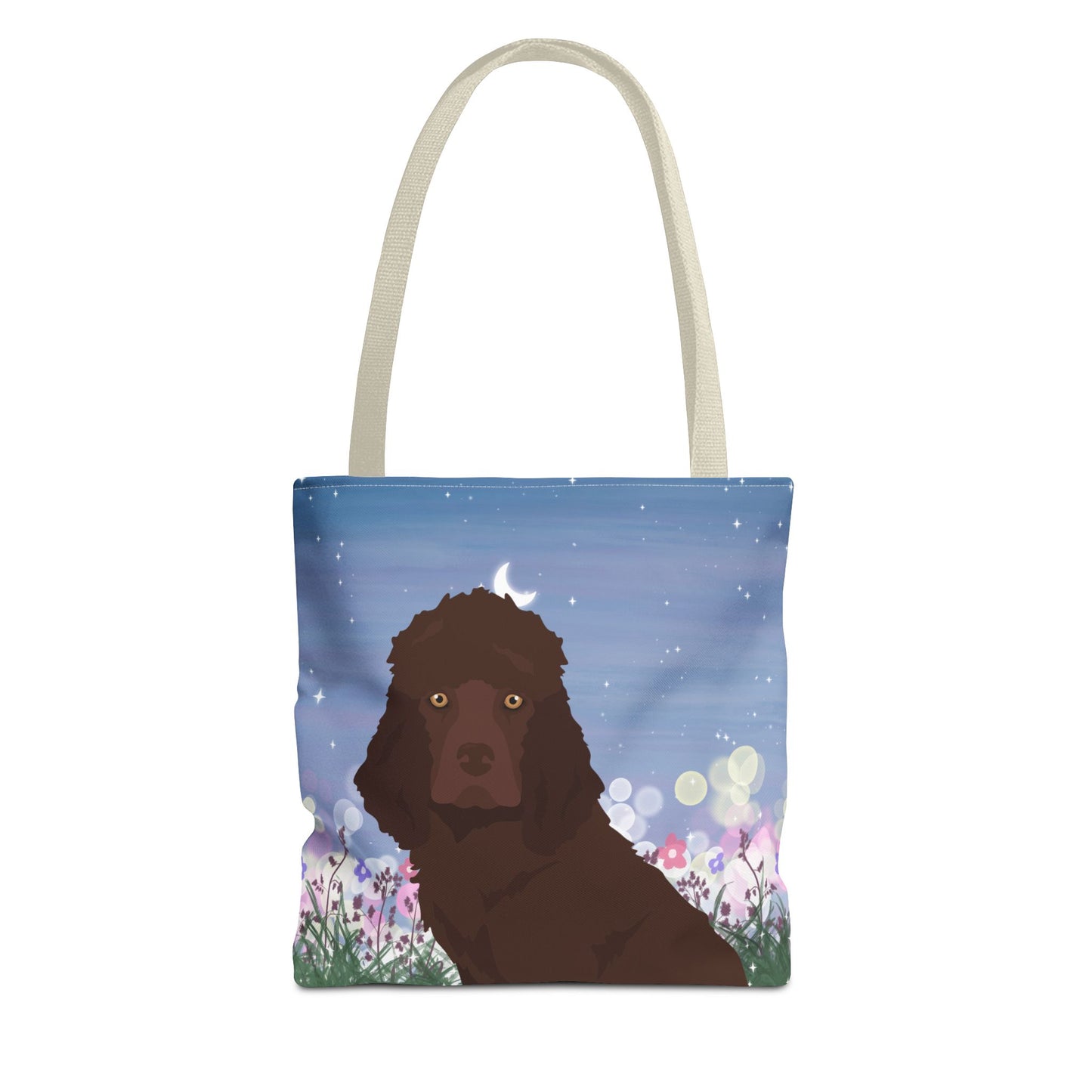 Irish Water Spaniel Dog Tote Bag 13x13