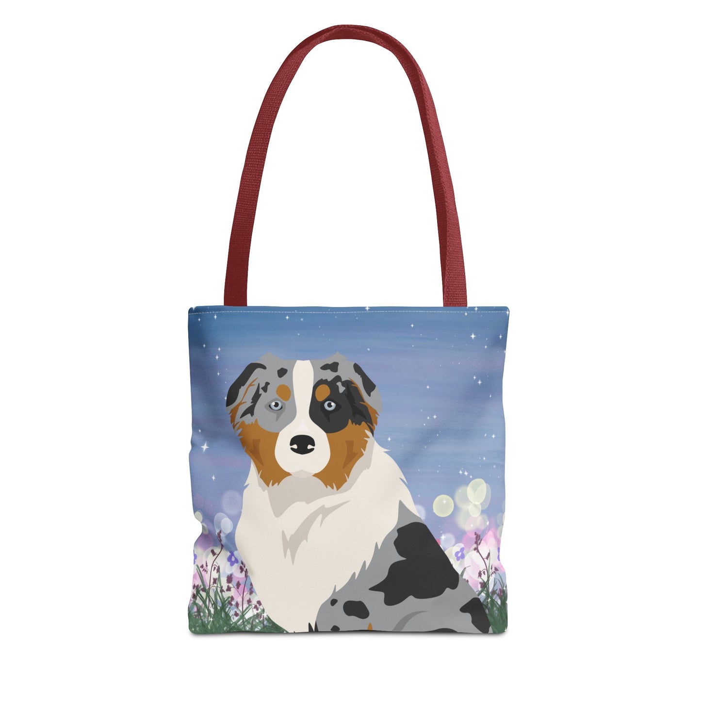 Australian Shepherd Dog Tote Bag 13x13