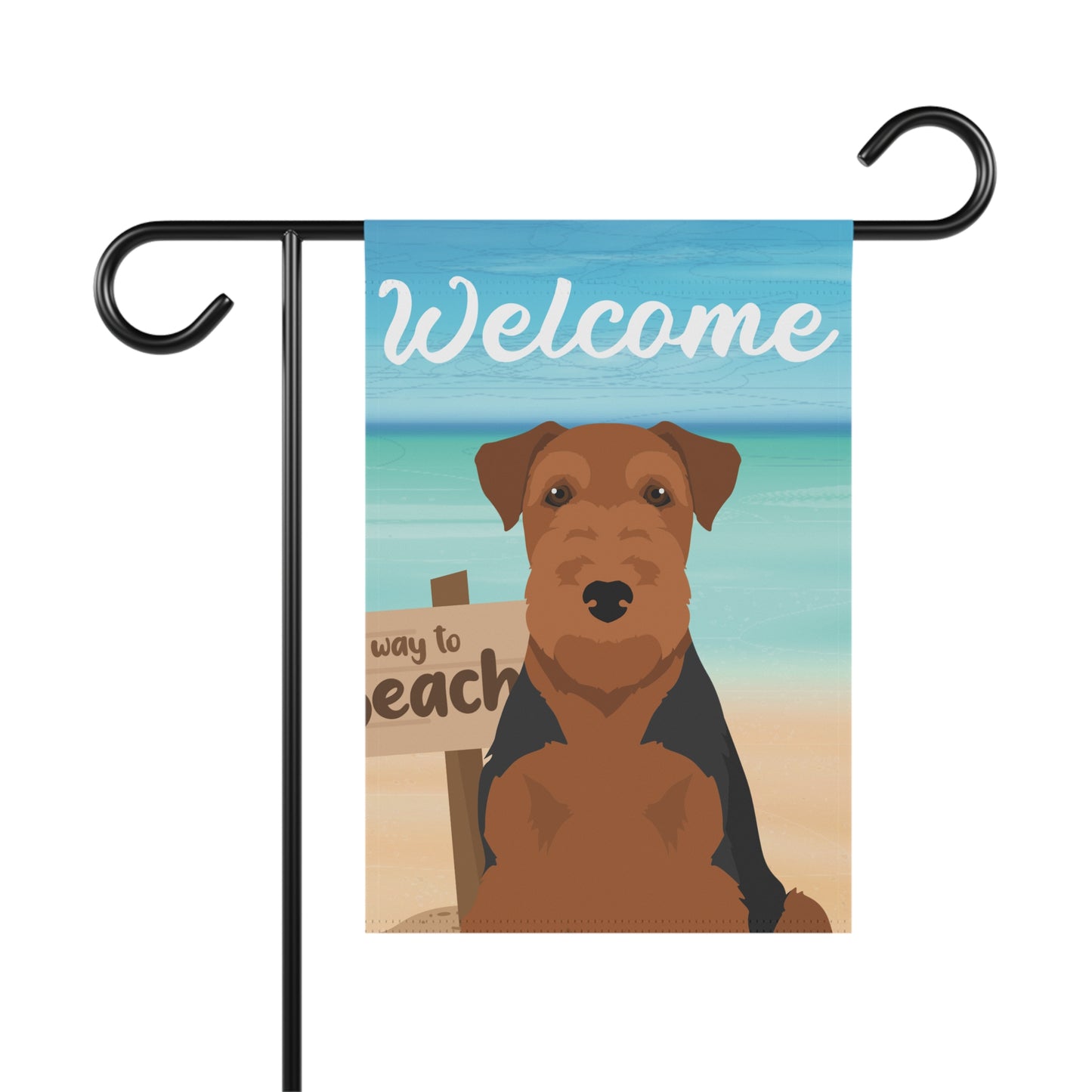 Welsh Terrier Dog Garden Flag