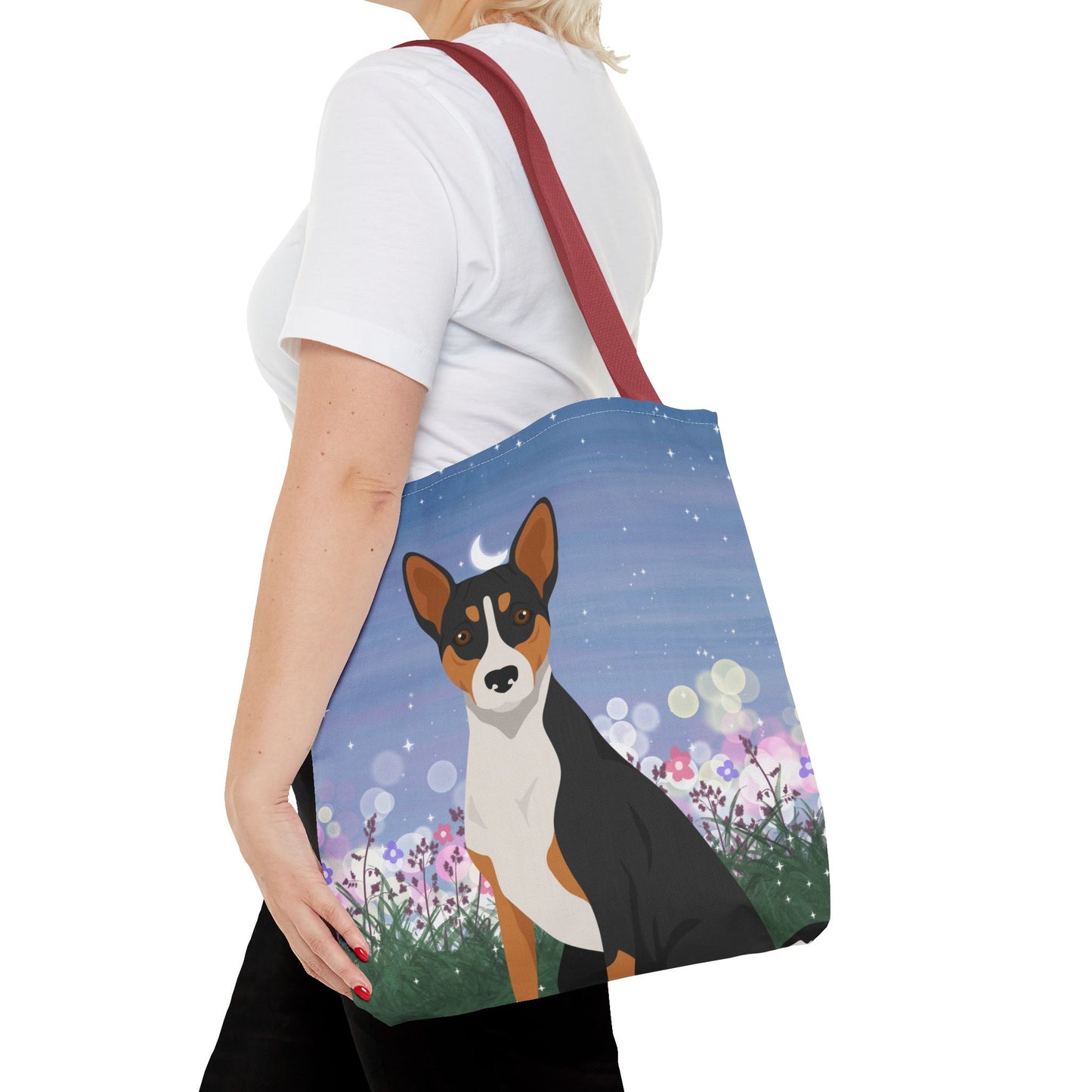 Basenji Dog Tote Bag 16x16