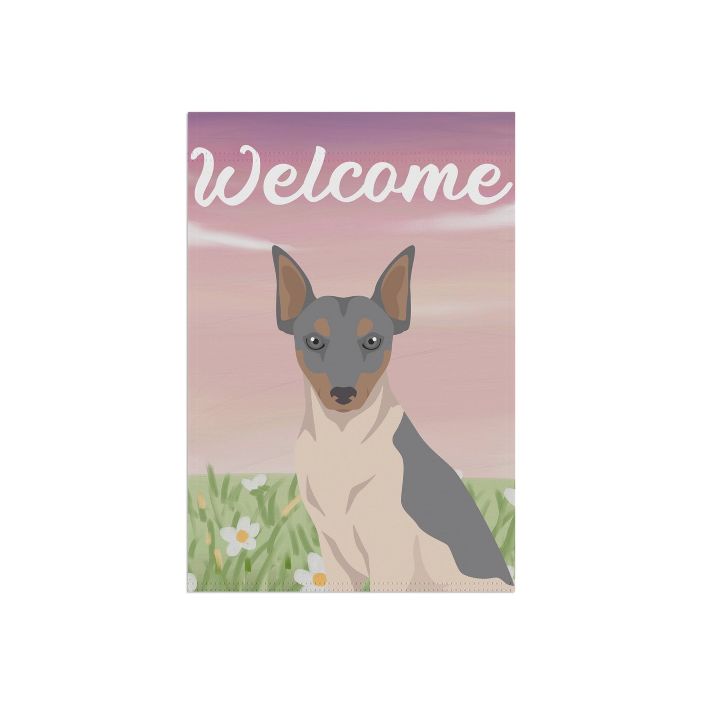 Brazilian Terrier Dog Welcome Garden Flag