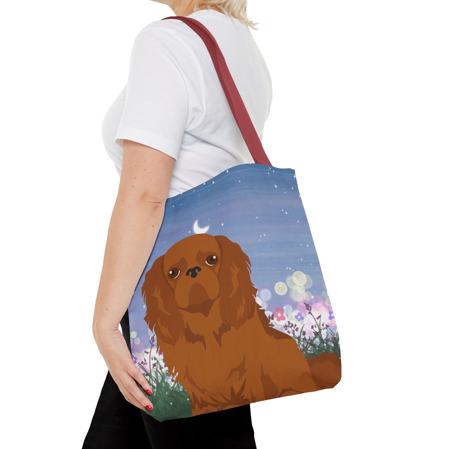 English Toy Spaniel Dog Tote Bag 16x16