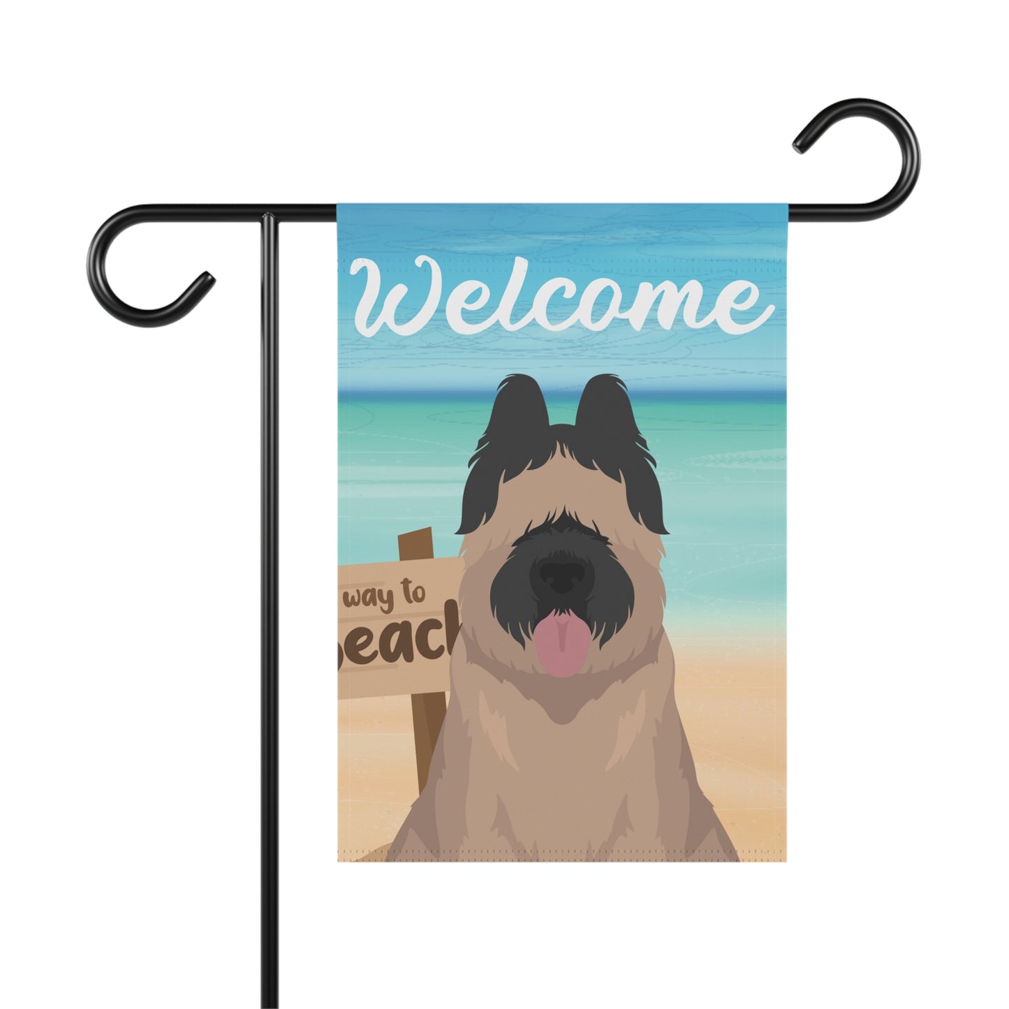 Briard Dog Garden Flag