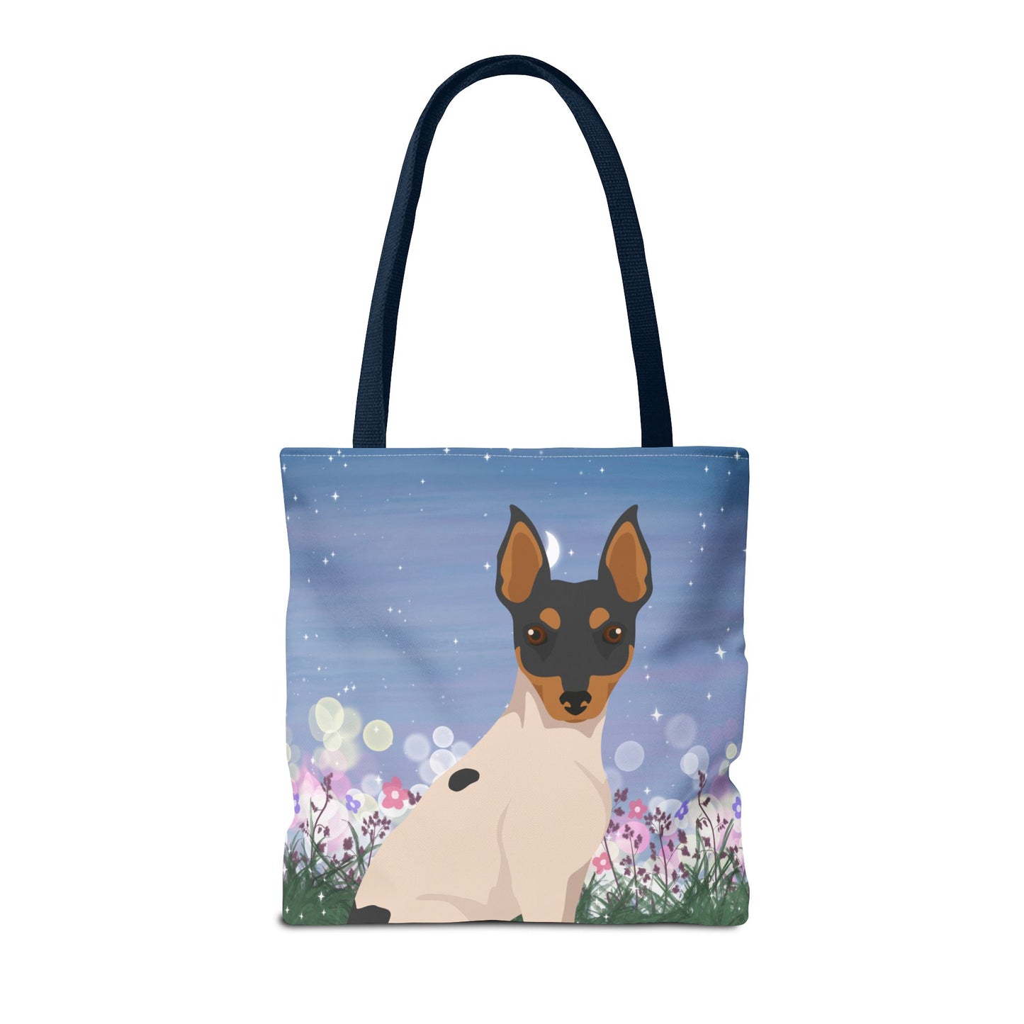 Toy Fox Terrier Dog Tote Bag 16x16