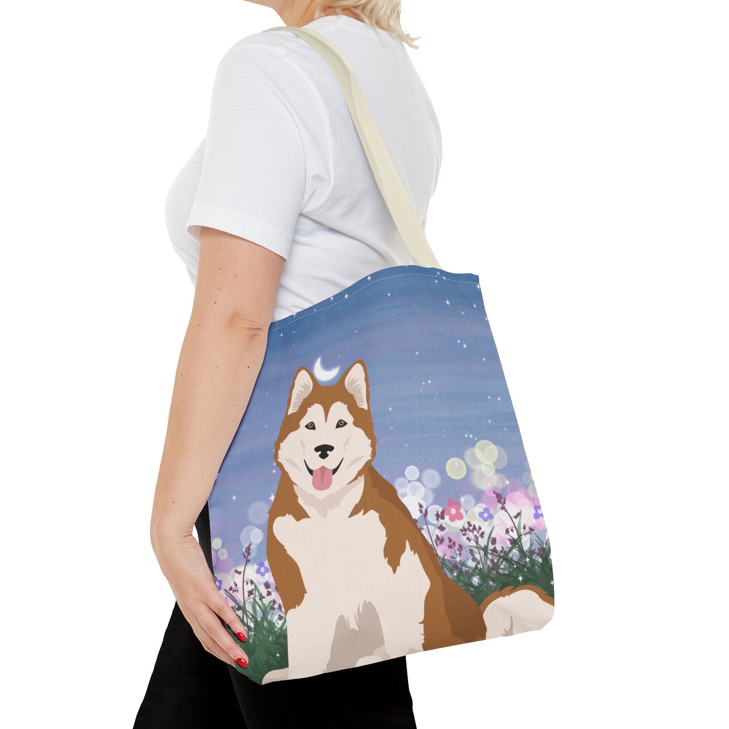 Alaskan Malamute Dog Tote Bag 16x16