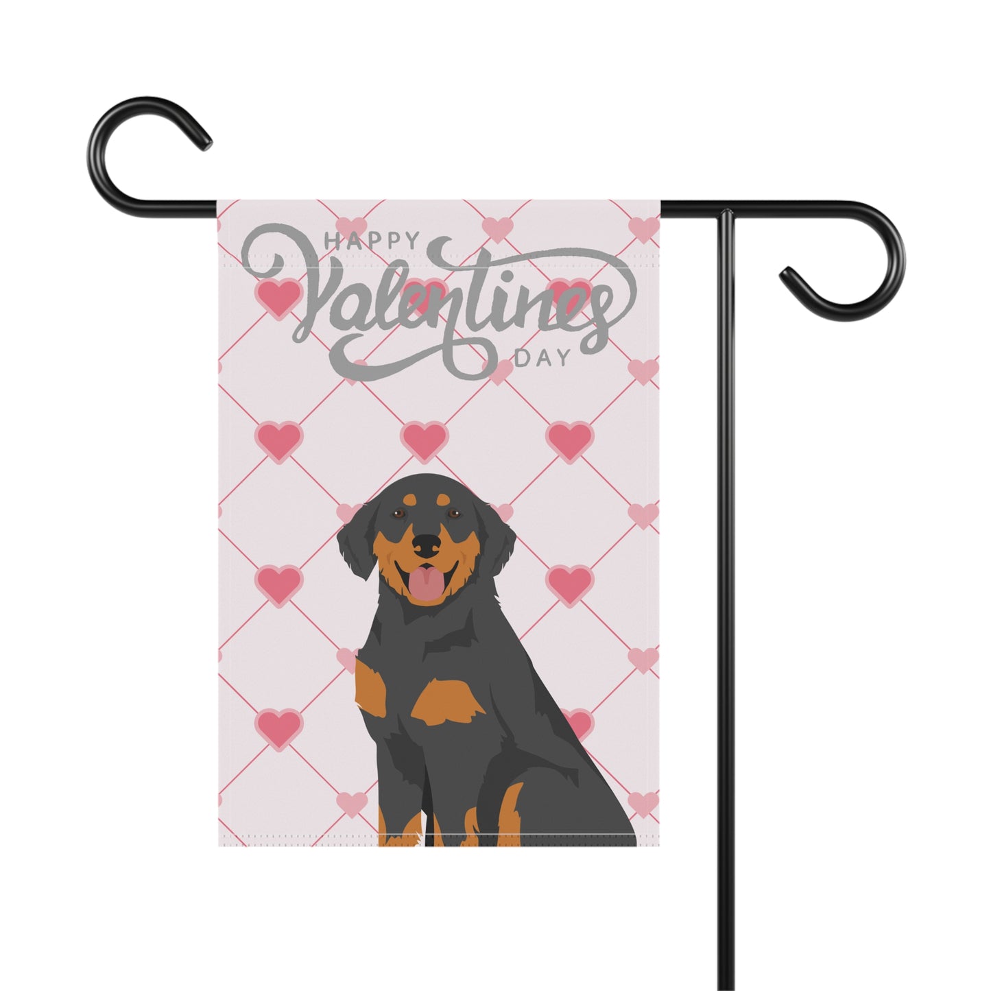 Hovawart Dog Valentines Day Garden Flag
