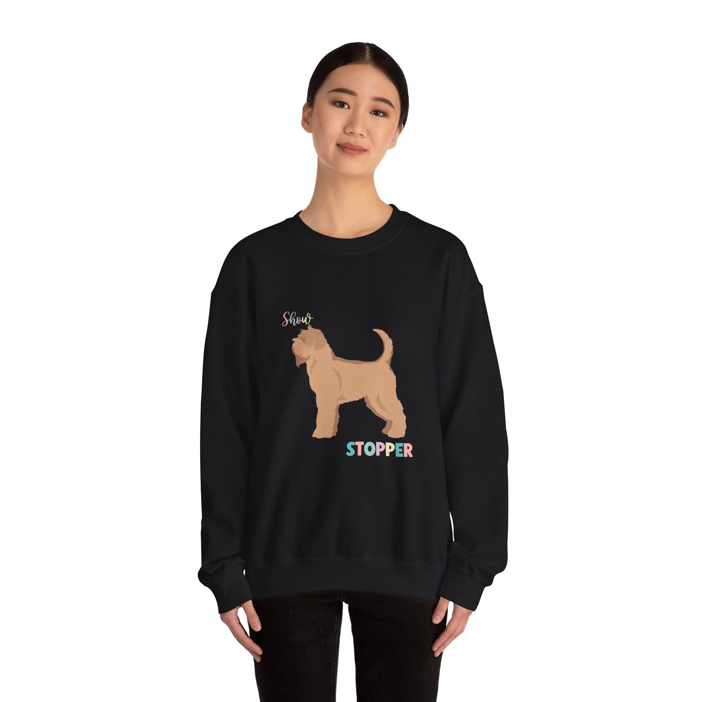 Soft Coated Wheaten Terrier Dog Unisex Heavy Blend Crewneck Sweatshirt
