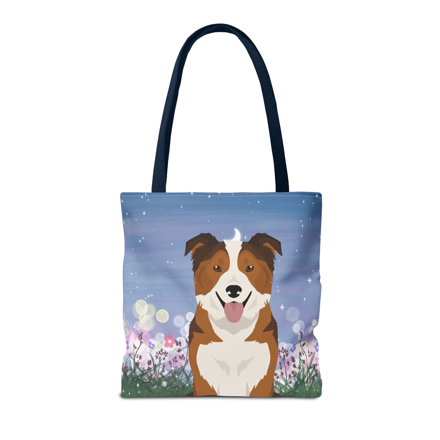 Border Collie Dog Tote Bag 16x16