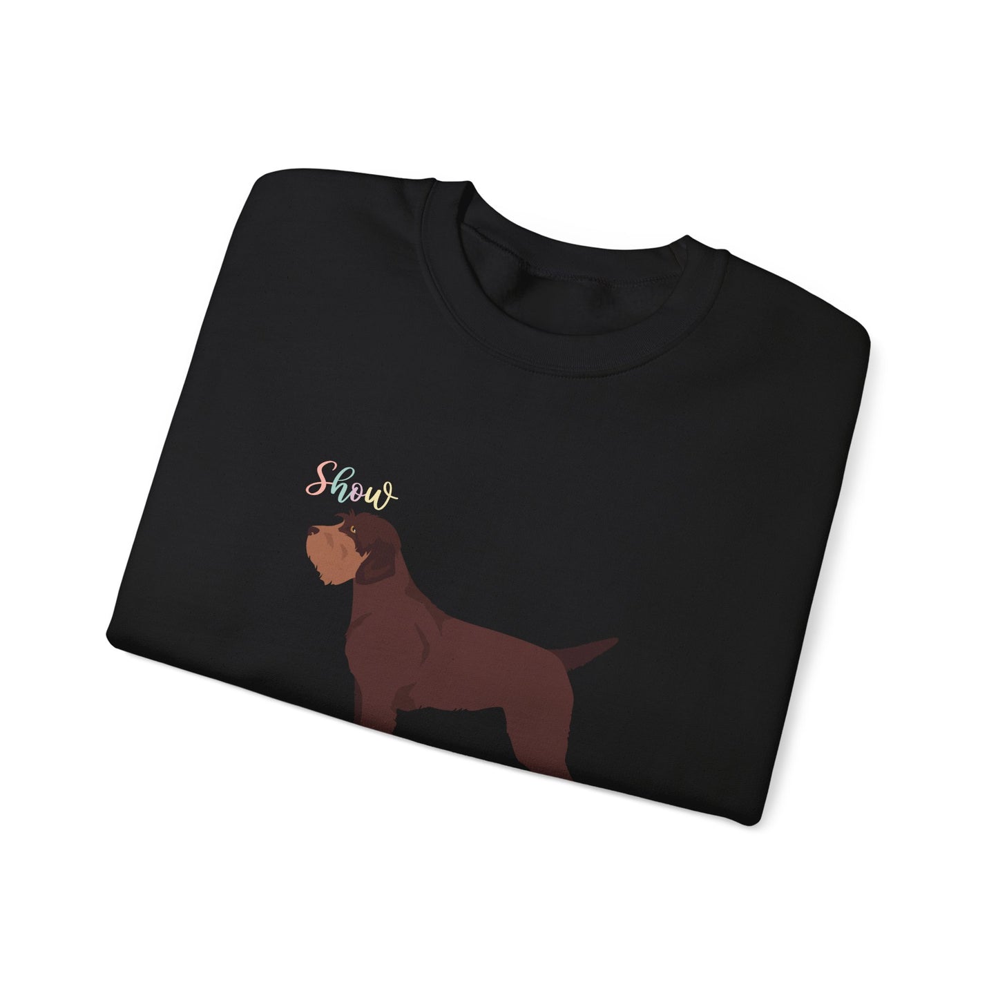 Wirehaired Pointer Griffon Dog Unisex Heavy Blend Crewneck Sweatshirt