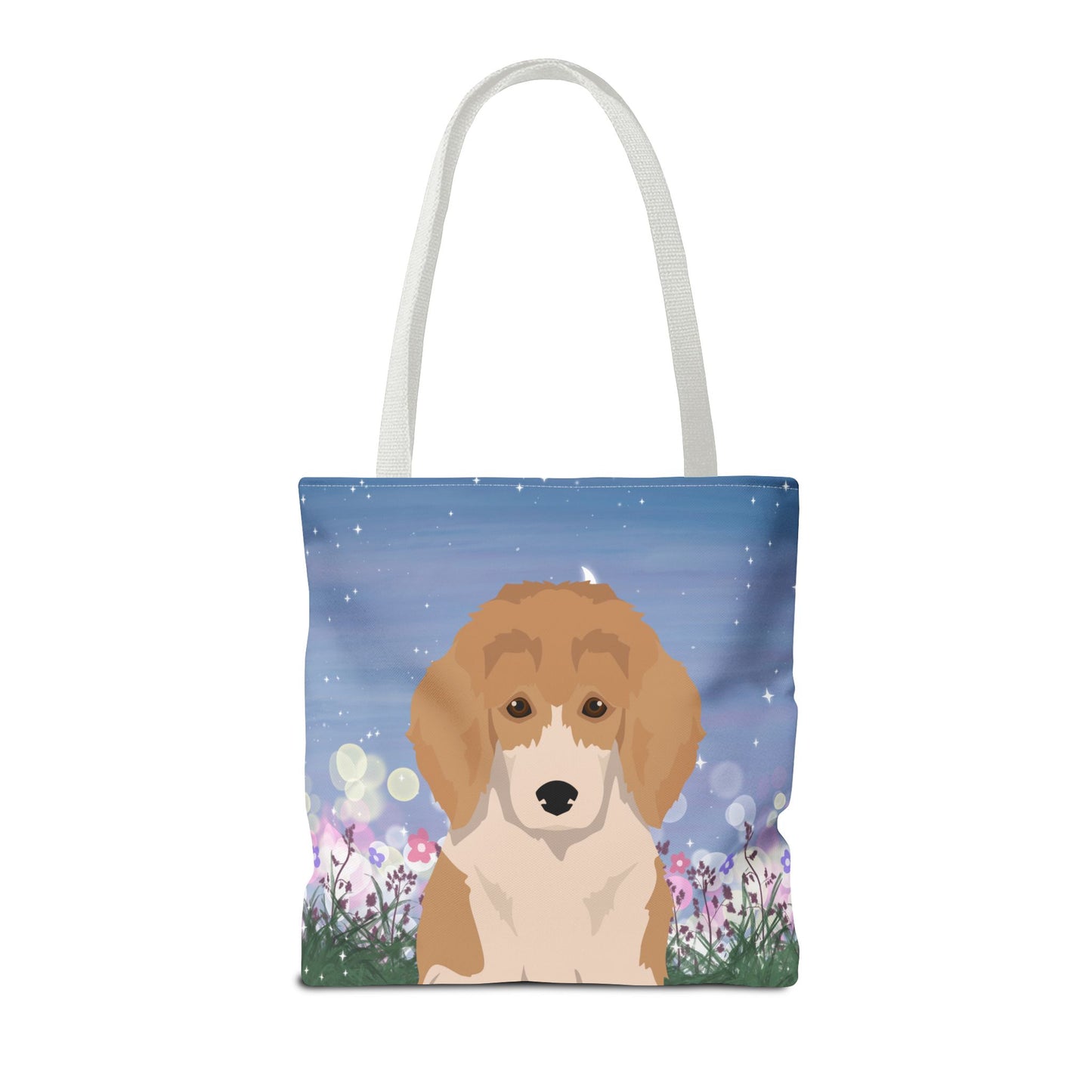 Poodle Dog Tote Bag 16x16