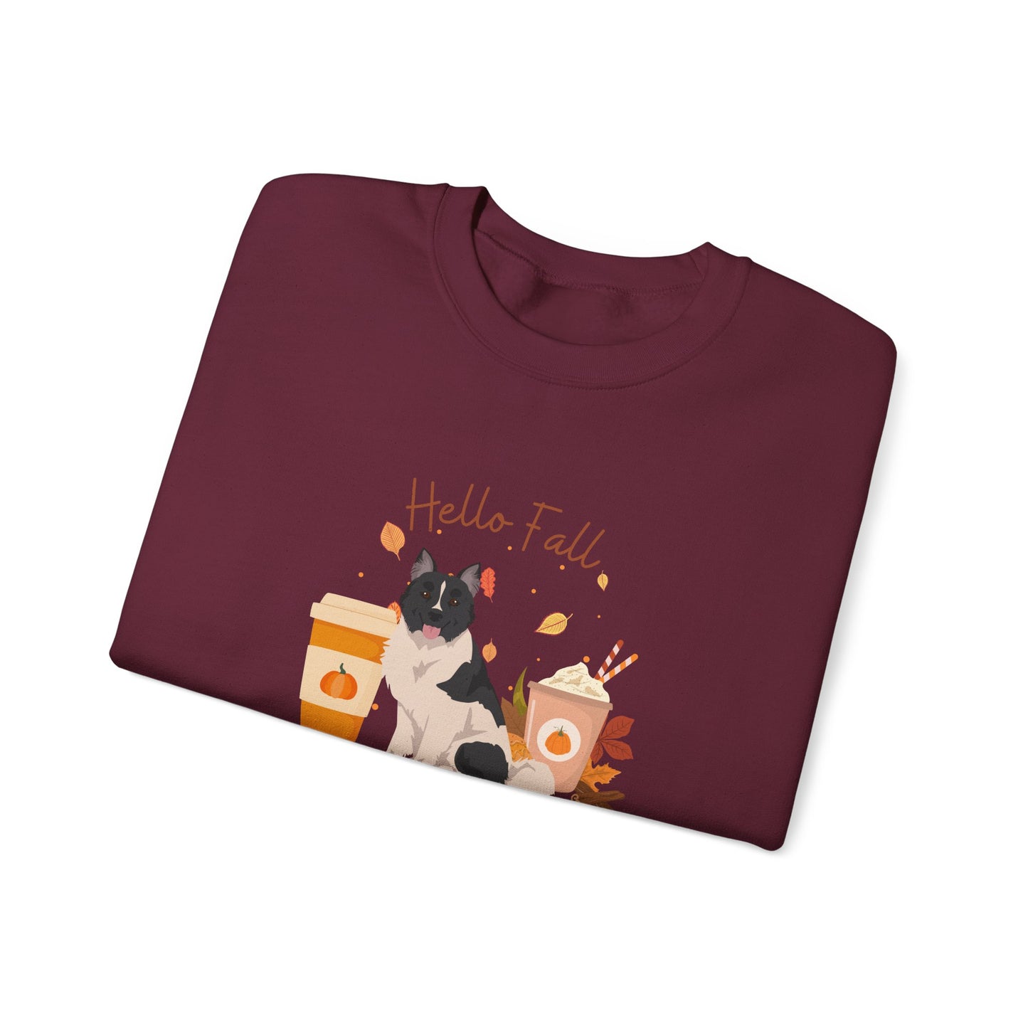 Elo Dog Fall Unisex Heavy Blend Crewneck Sweatshirt