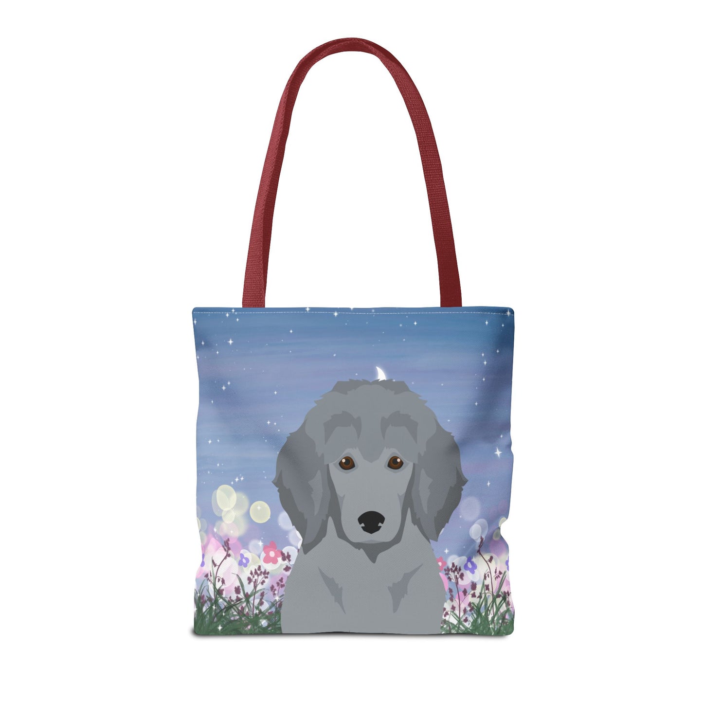 Poodle Dog Tote Bag 16x16