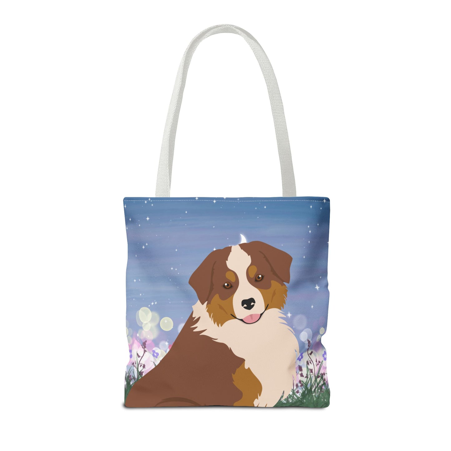 Miniature American Shepherd Dog Tote Bag 16x16