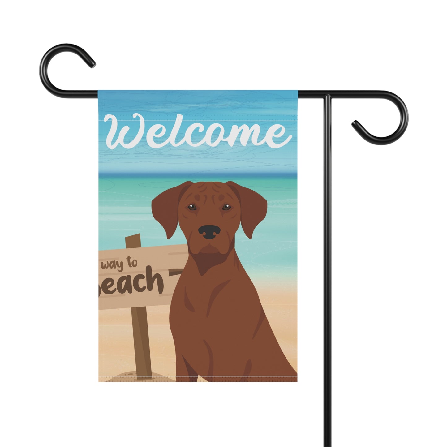 Rhodesian Ridgeback Dog Garden Flag