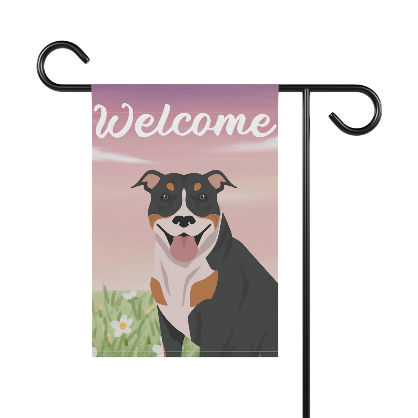 Pit Bull Dog Welcome Garden Flag