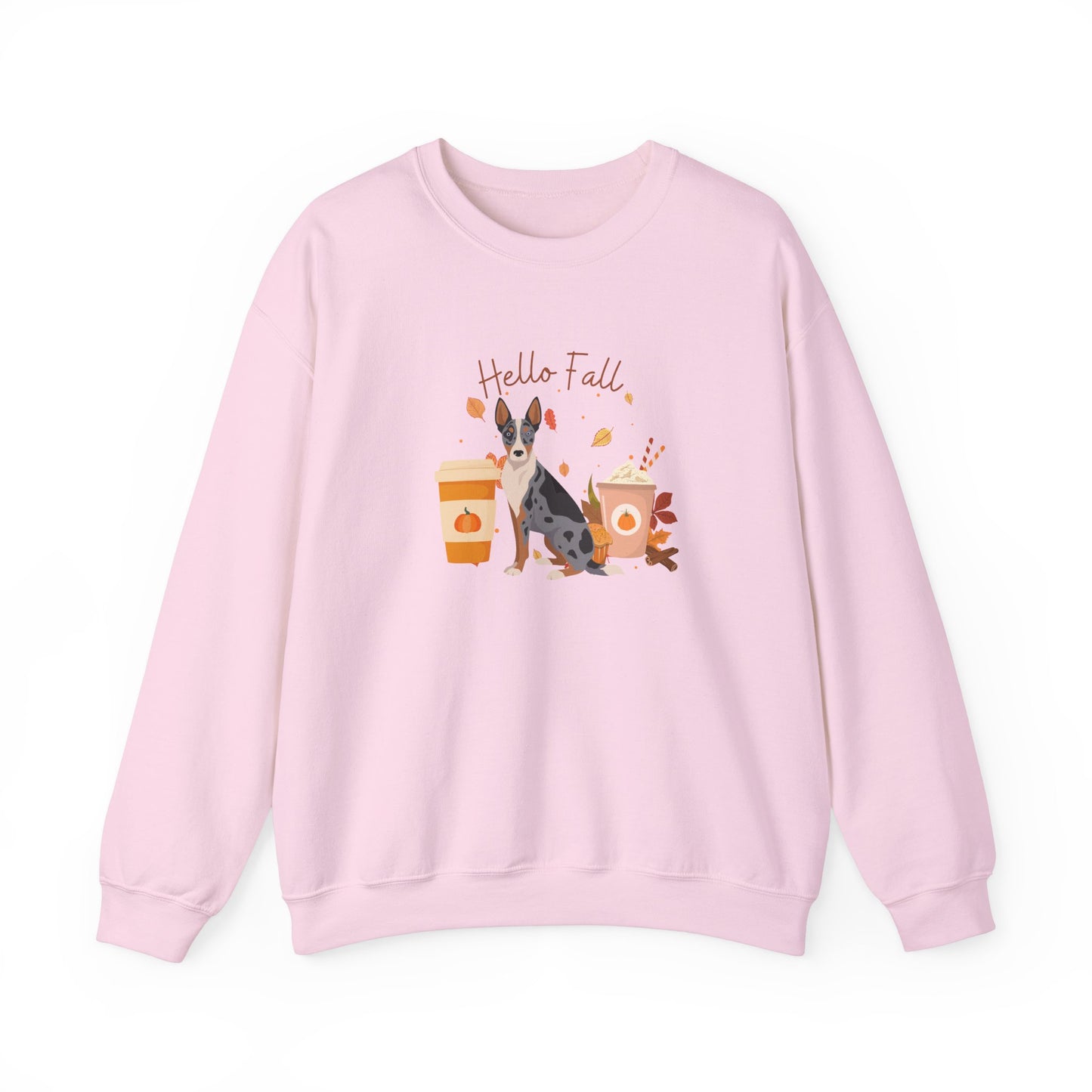 Australian Koolie Dog Fall Unisex Heavy Blend Crewneck Sweatshirt