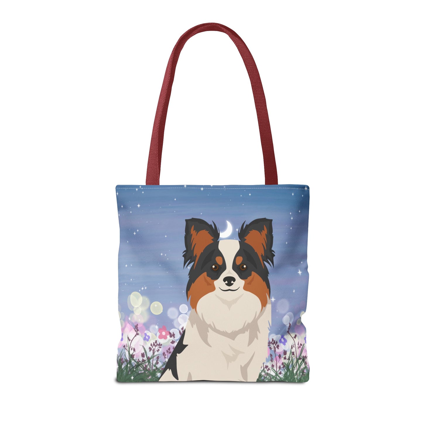 Papillon Dog Tote Bag 16x16