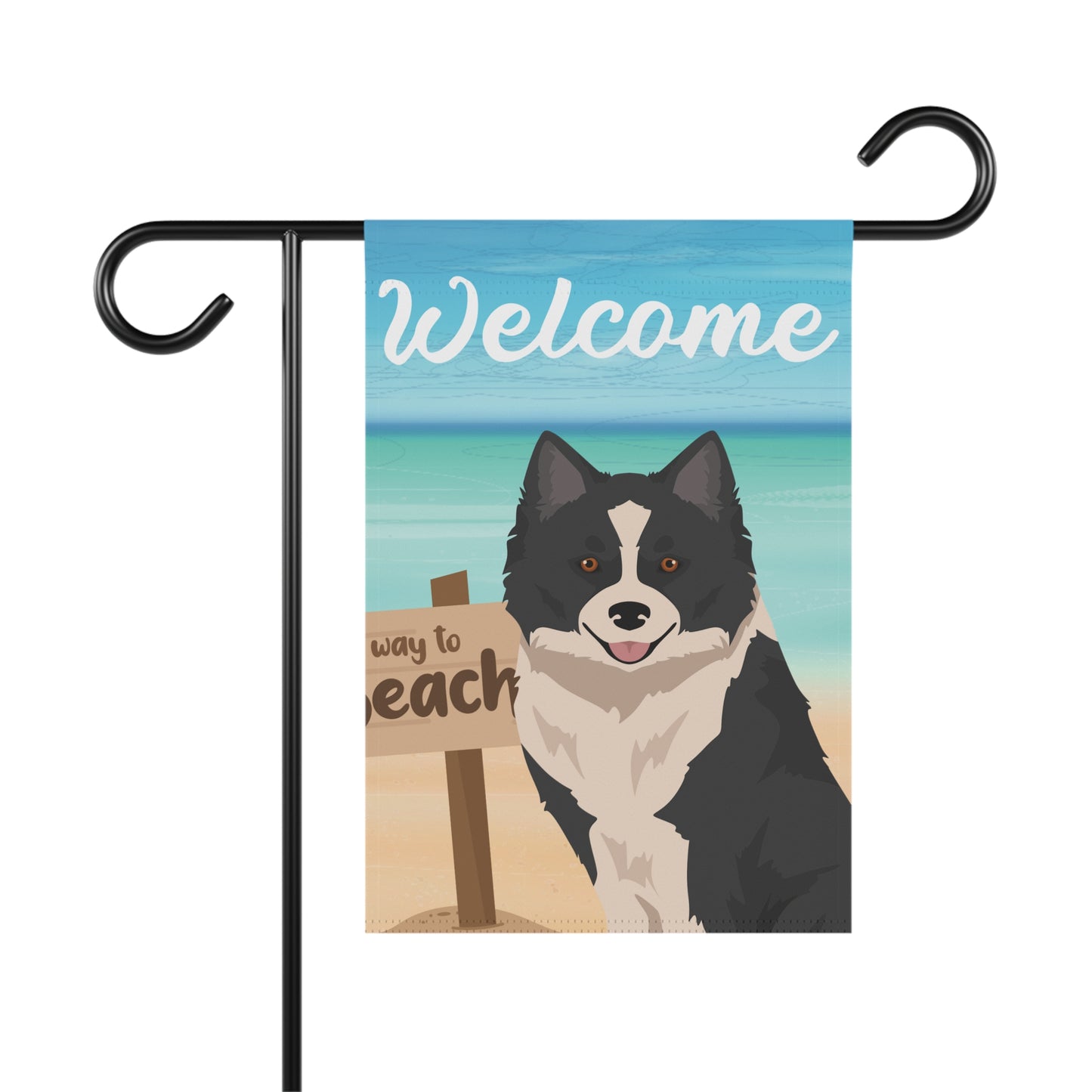 Nenets Herding Laika Dog Garden Flag