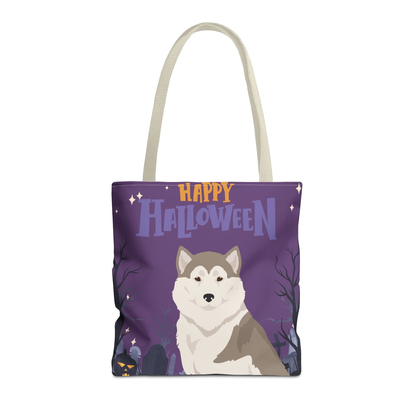Greenland Dog Dog Happy Halloween Tote Bag 16x16