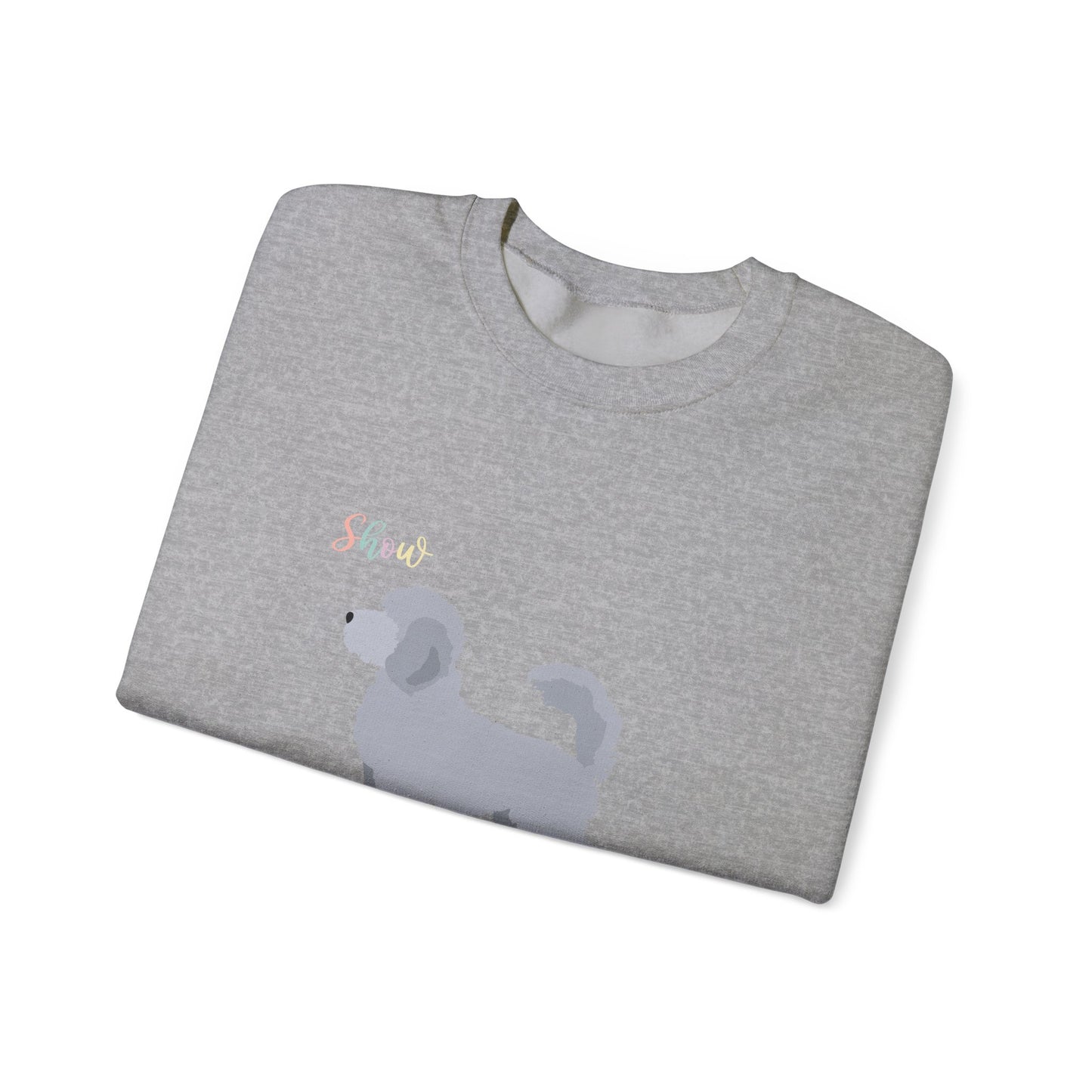 Poodle Dog Unisex Heavy Blend Crewneck Sweatshirt
