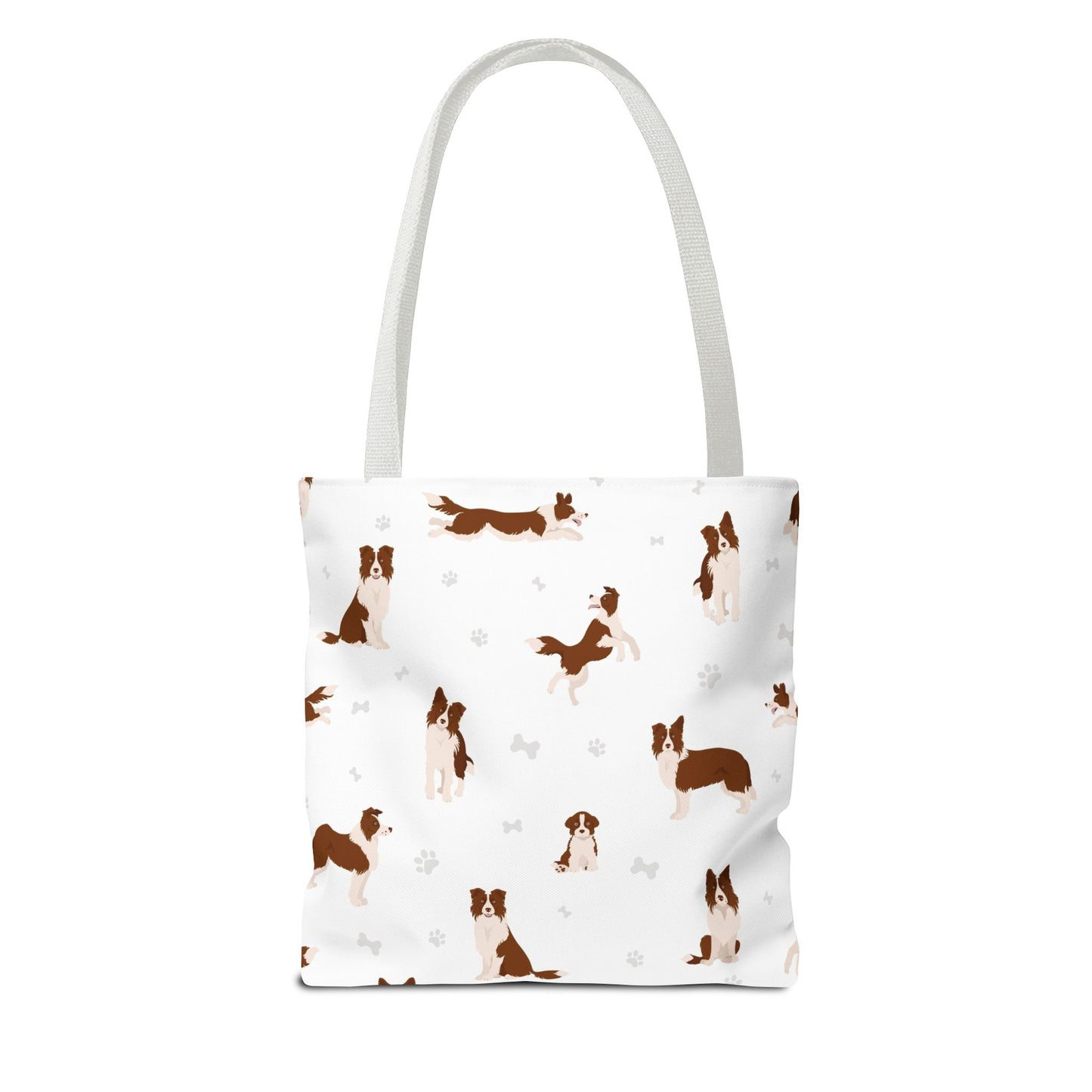 Border Collie Dog Tote Bag, Akita Dog Mom Gift