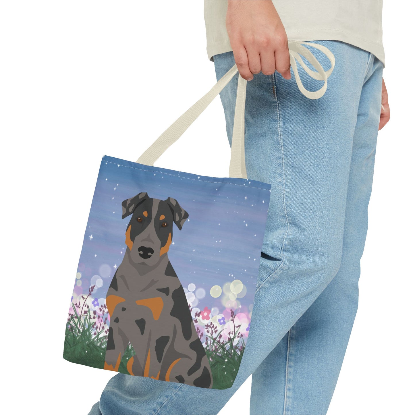 Beauceron Dog Tote Bag 13x13