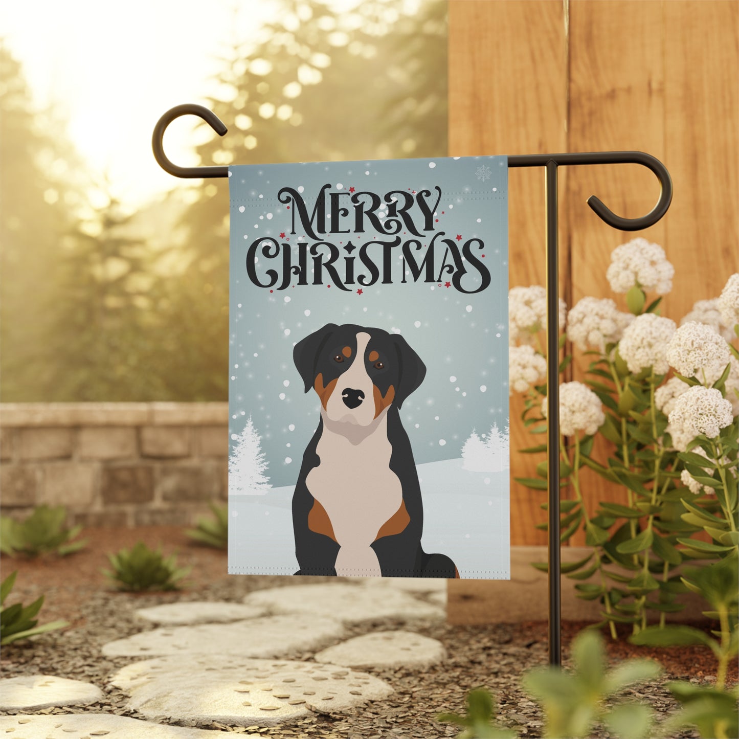 Greater Swiss Mountain Dog Garden Flag