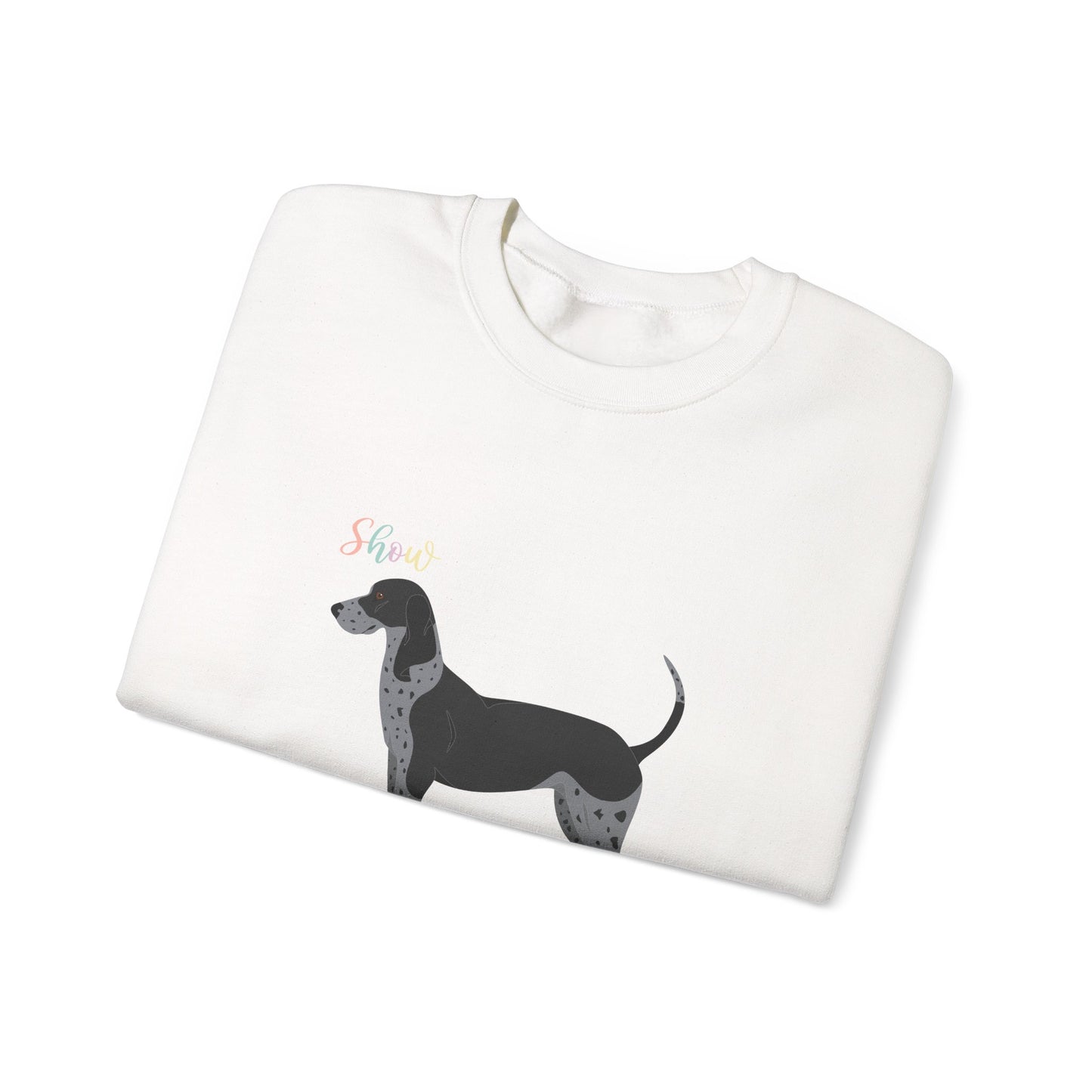 American English Coonhound Dog Unisex Heavy Blend Crewneck Sweatshirt