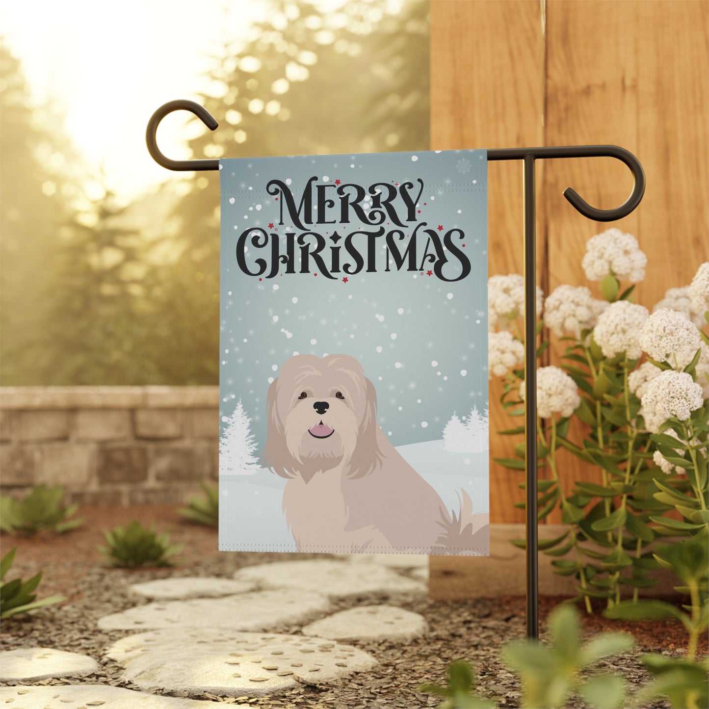 Lhasa Apso Dog Garden Flag
