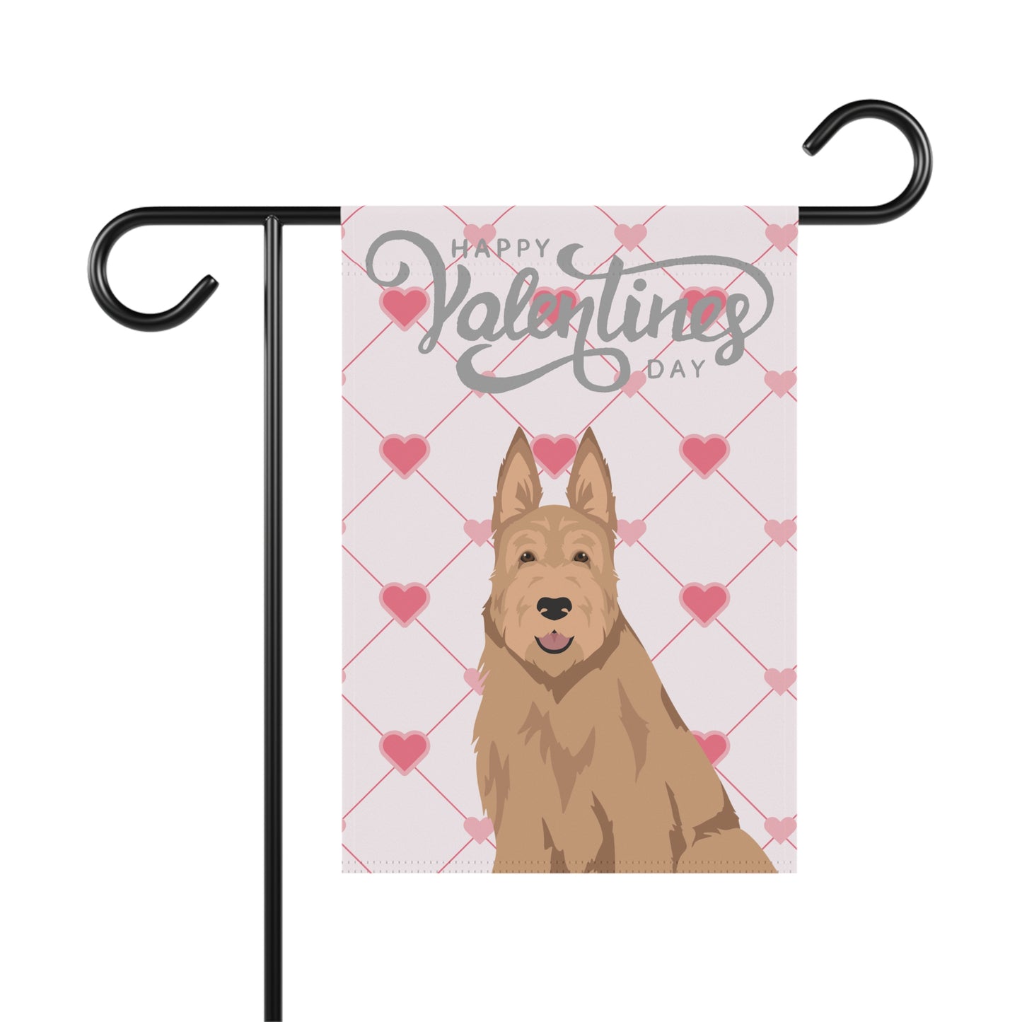 Berger Picard Dog Valentines Day Garden Flag