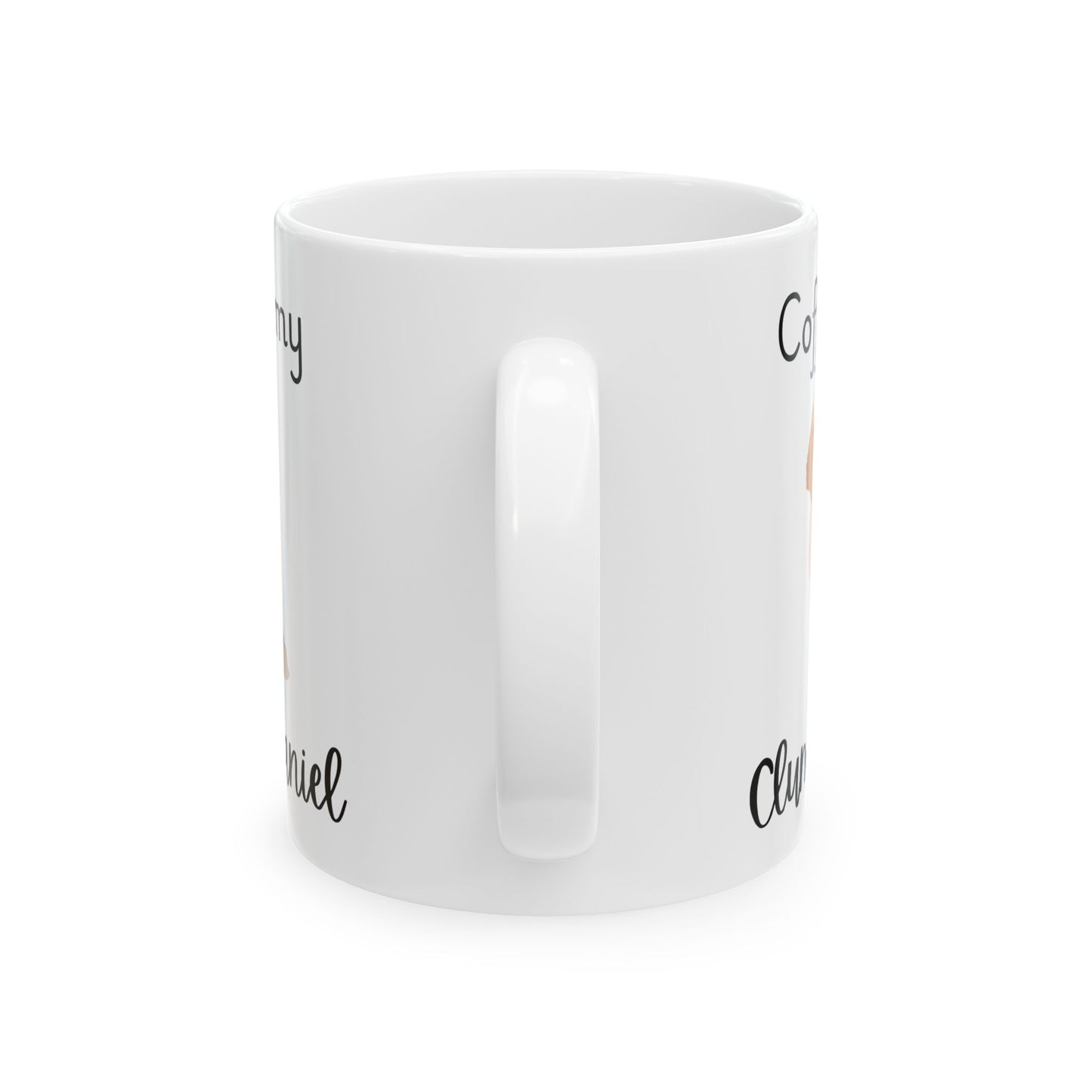Coffee and My Clumber Spaniel Ceramic Mug | Dog Lover Gift, Pet Owner Cup, Cute Mug for Dog Moms, Funny Mug for Coffee Lovers, Clumber Spaniel