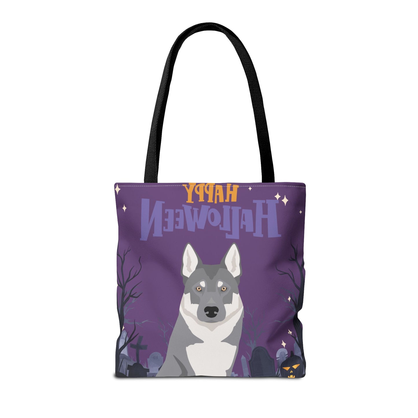 Czechoslovakian Wolfdog Dog Happy Halloween Tote Bag 16x16