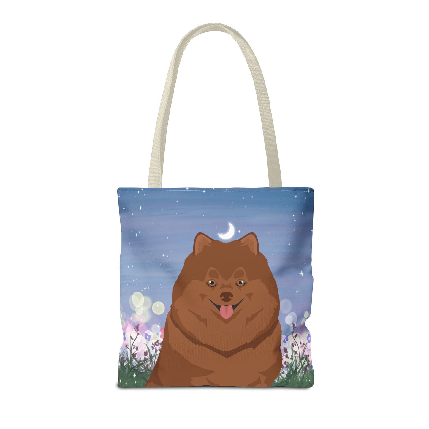 Pomeranian Dog Tote Bag 16x16