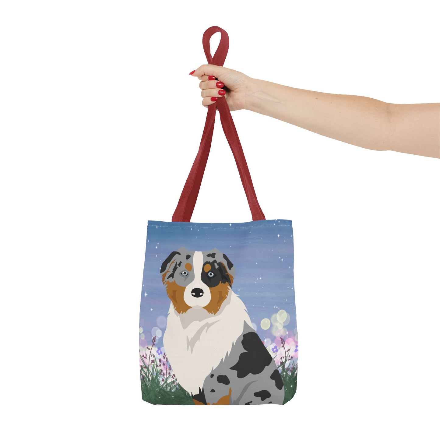 Australian Shepherd Dog Tote Bag 13x13