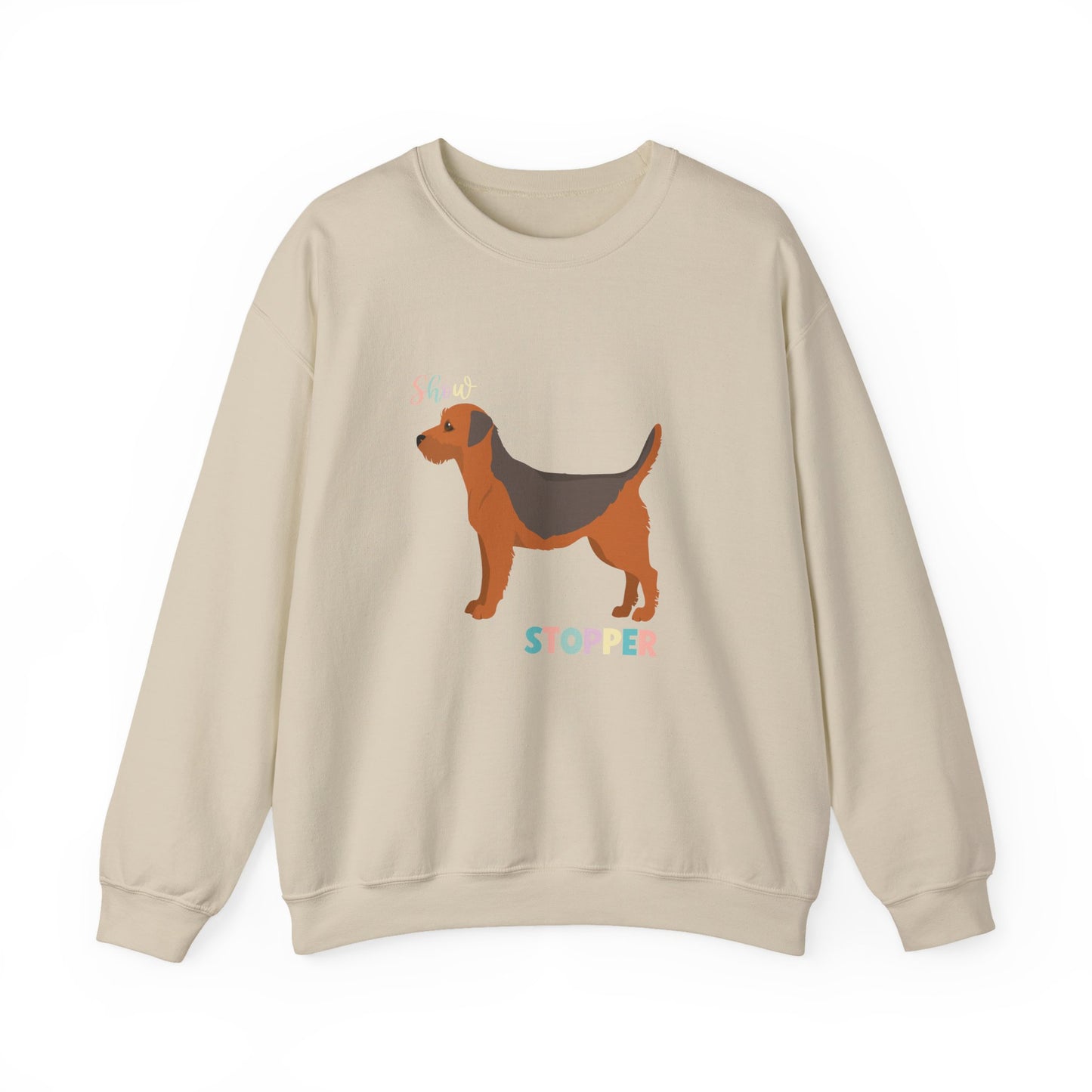 Border Terrier Dog Unisex Heavy Blend Crewneck Sweatshirt