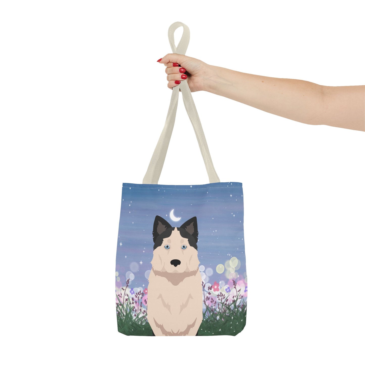 Yakutian Laika Dog Tote Bag 13x13