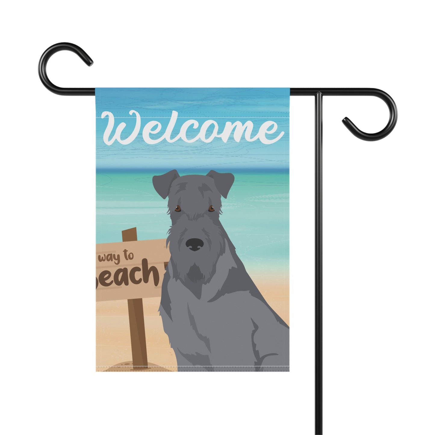 Kerry Blue Terrier Dog Garden Flag