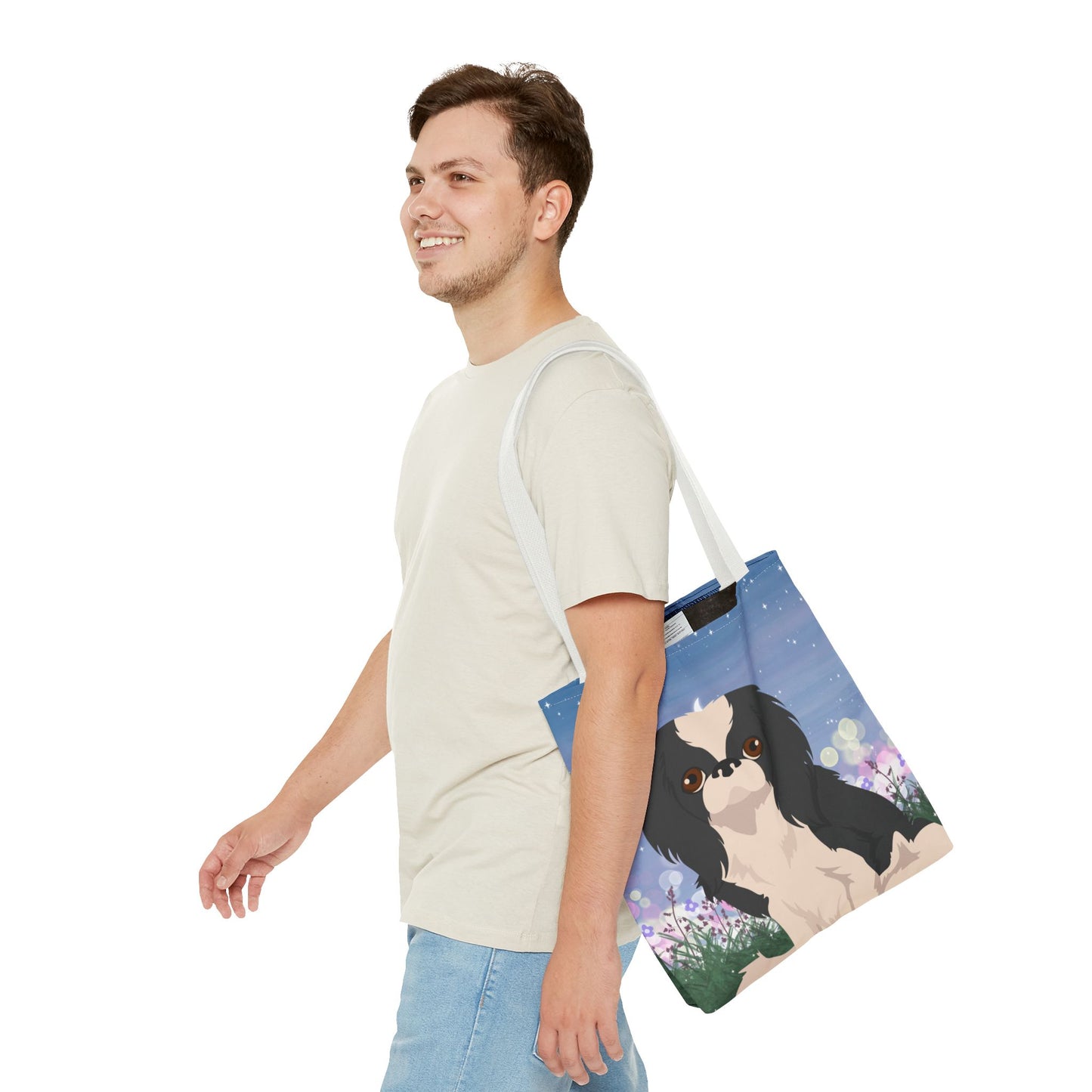 Japanese Chin Dog Tote Bag 16x16