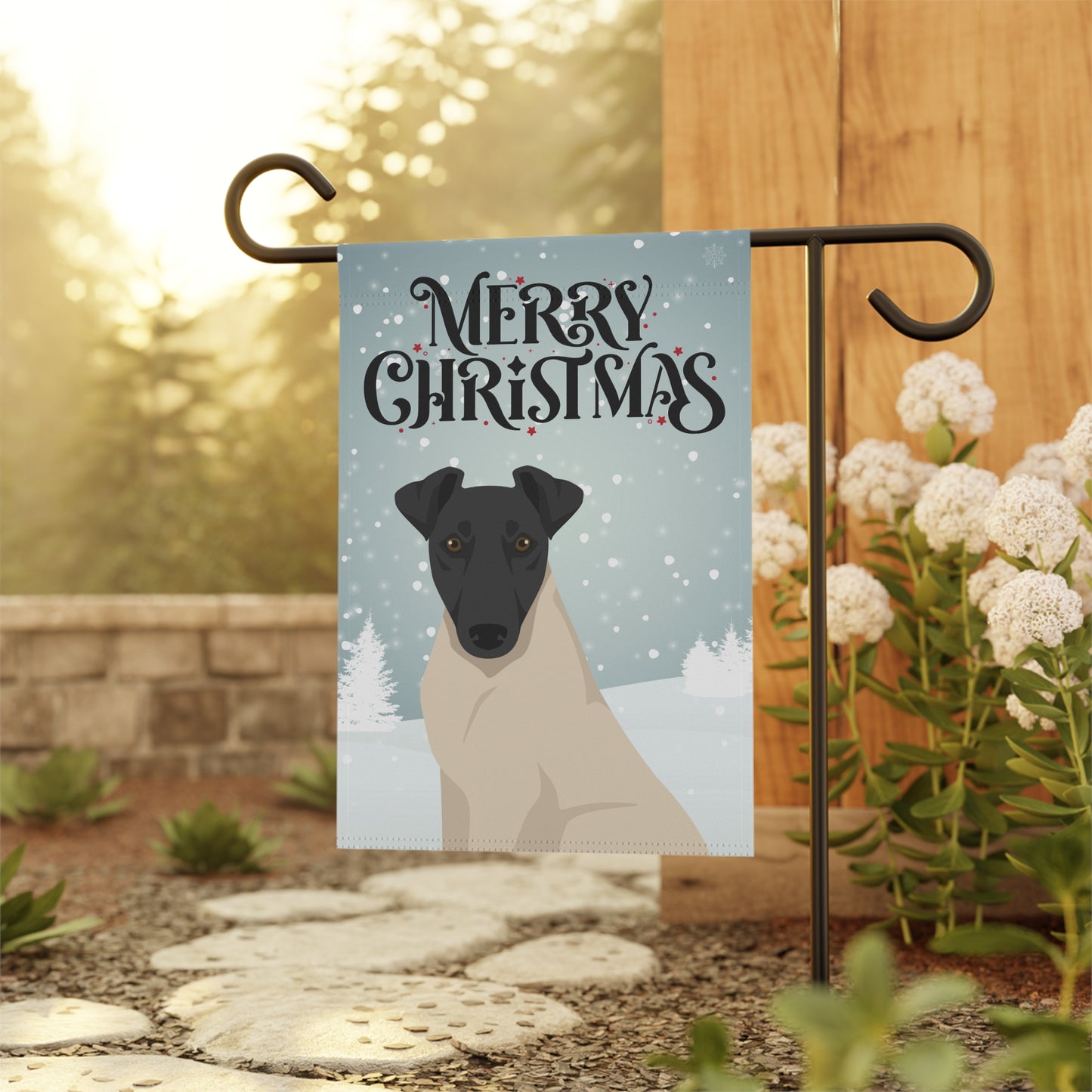 Smooth Fox Terrier Dog Garden Flag