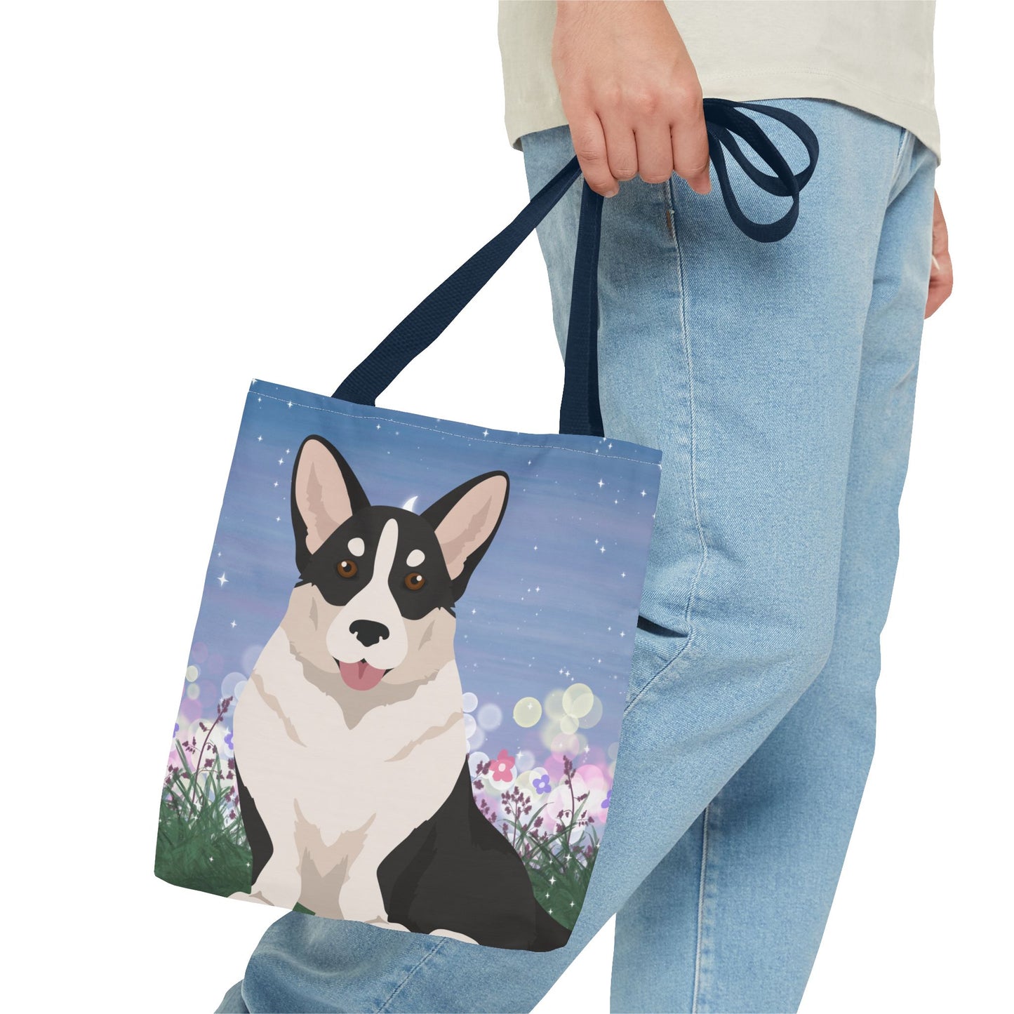 Cardigan Welsh Corgi Dog Tote Bag 13x13