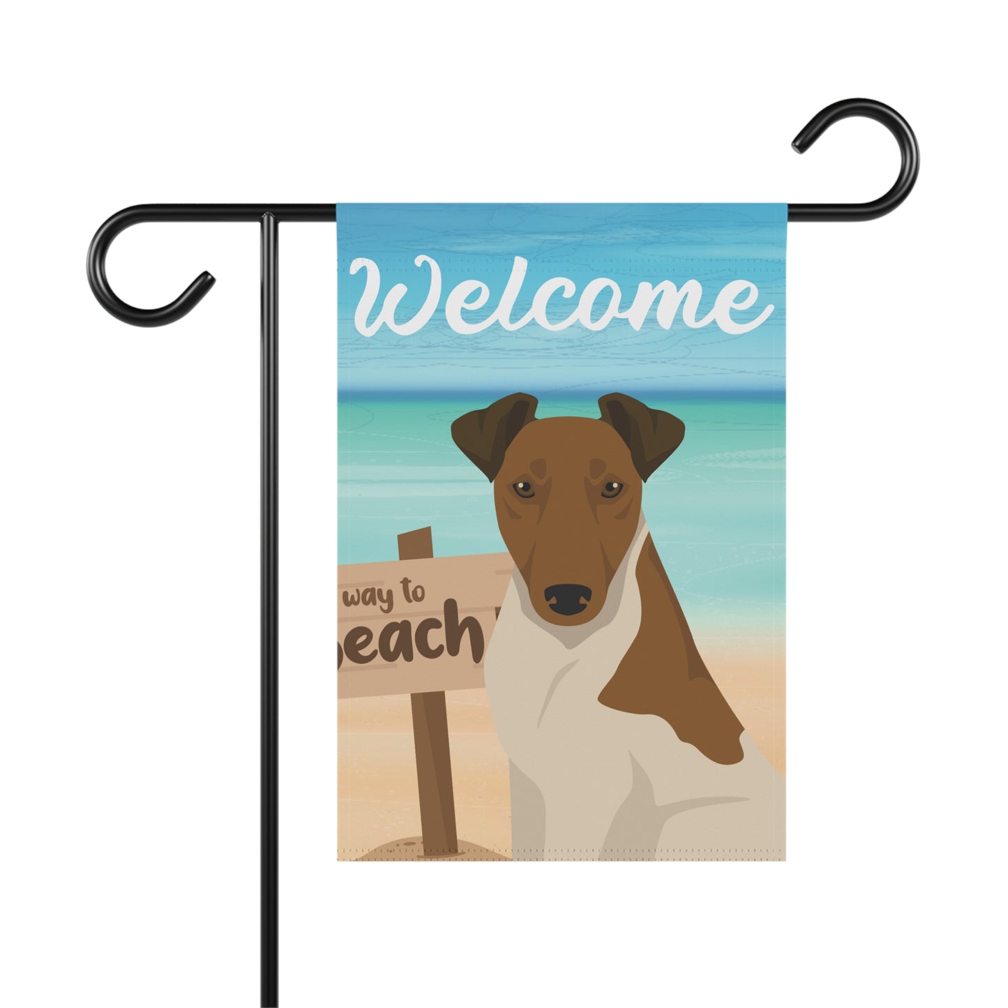 Smooth Fox Terrier Dog Garden Flag